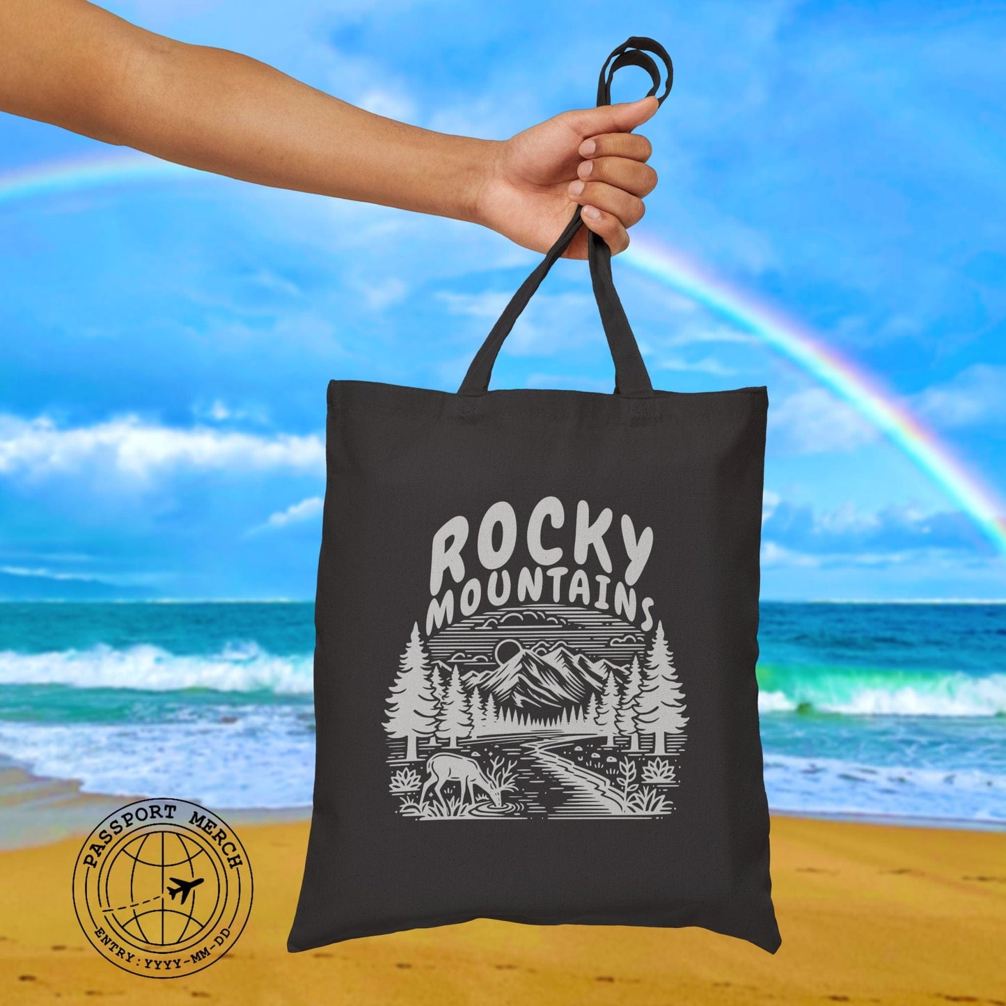 Rocky Mountain Explorer Colorado Tote Bag