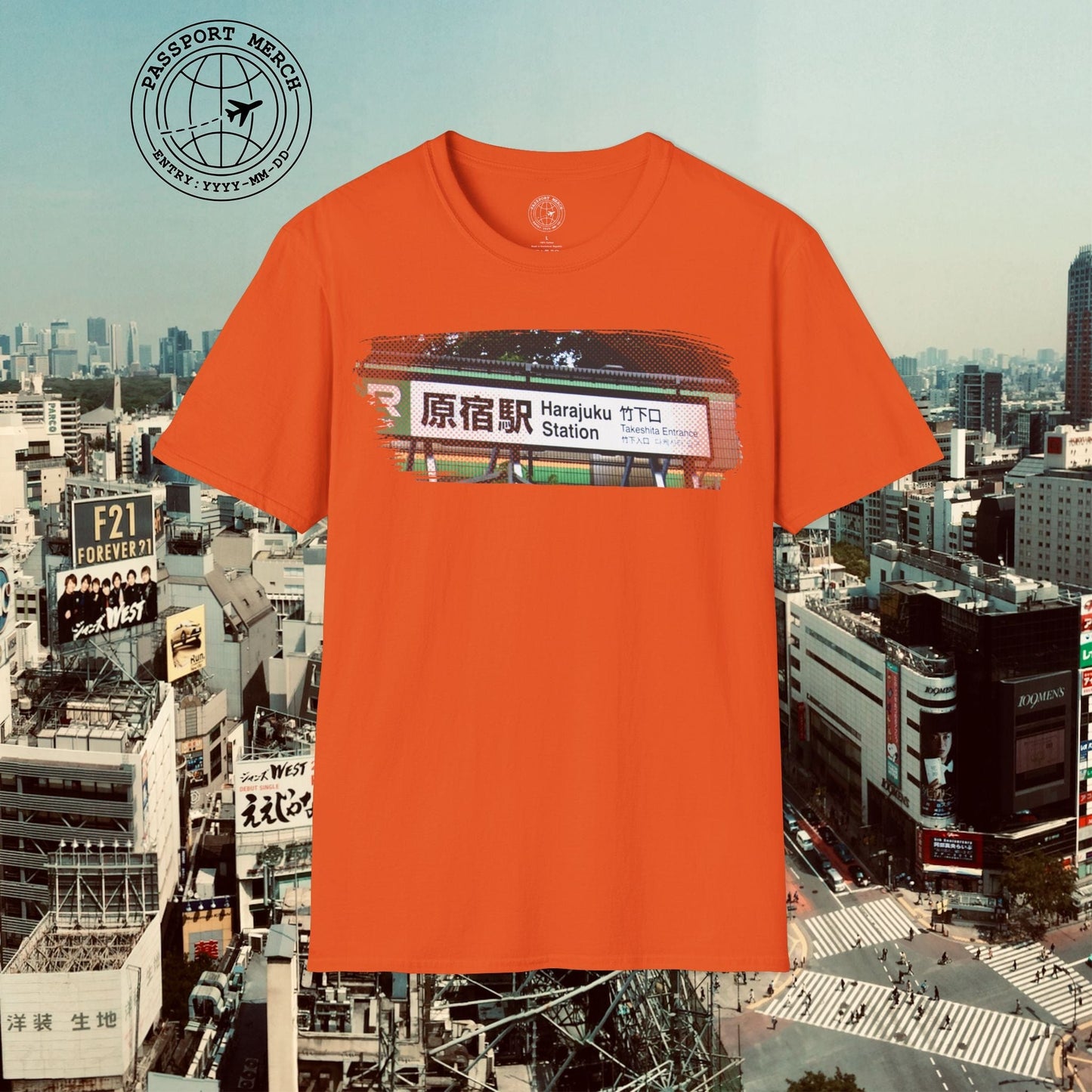 Signs of Wanderlust, Takeshita Street Harajuku Japan T-Shirt