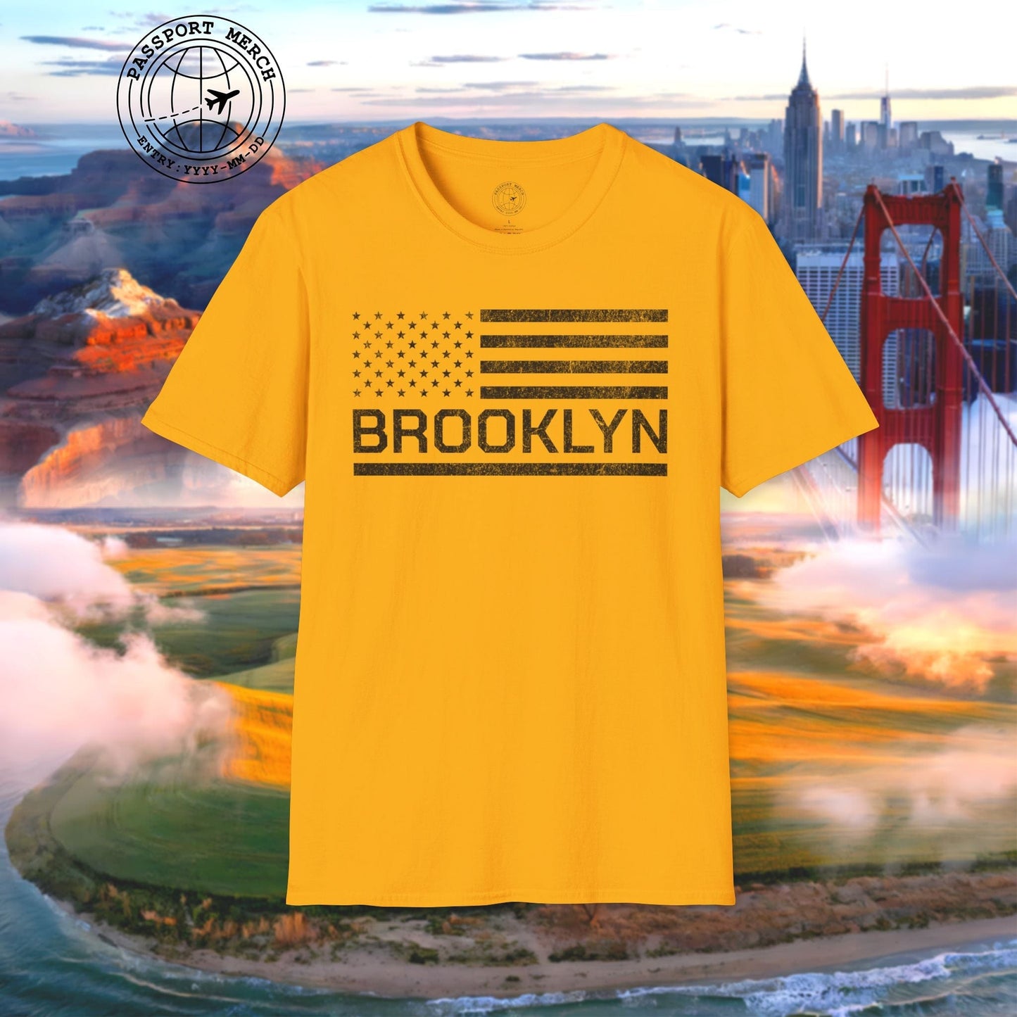 Brooklyn Stars & Stripes, New York T-Shirt