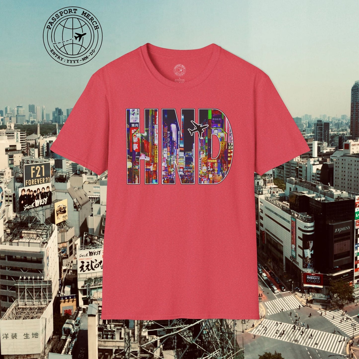 Airport Window Haneda Tokyo Japan HND T-Shirt