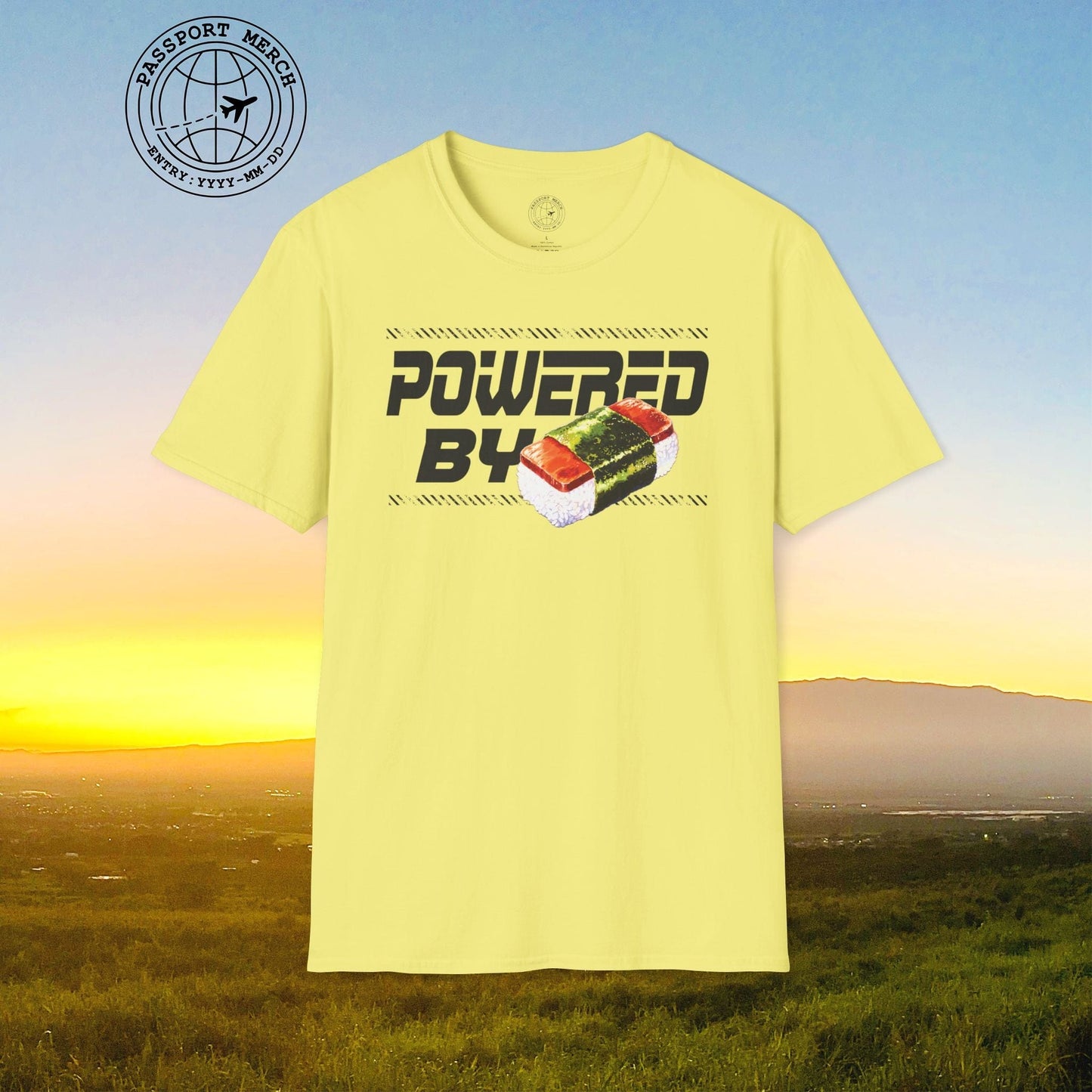 Powered By Musubi, Hawaii T-Shirt