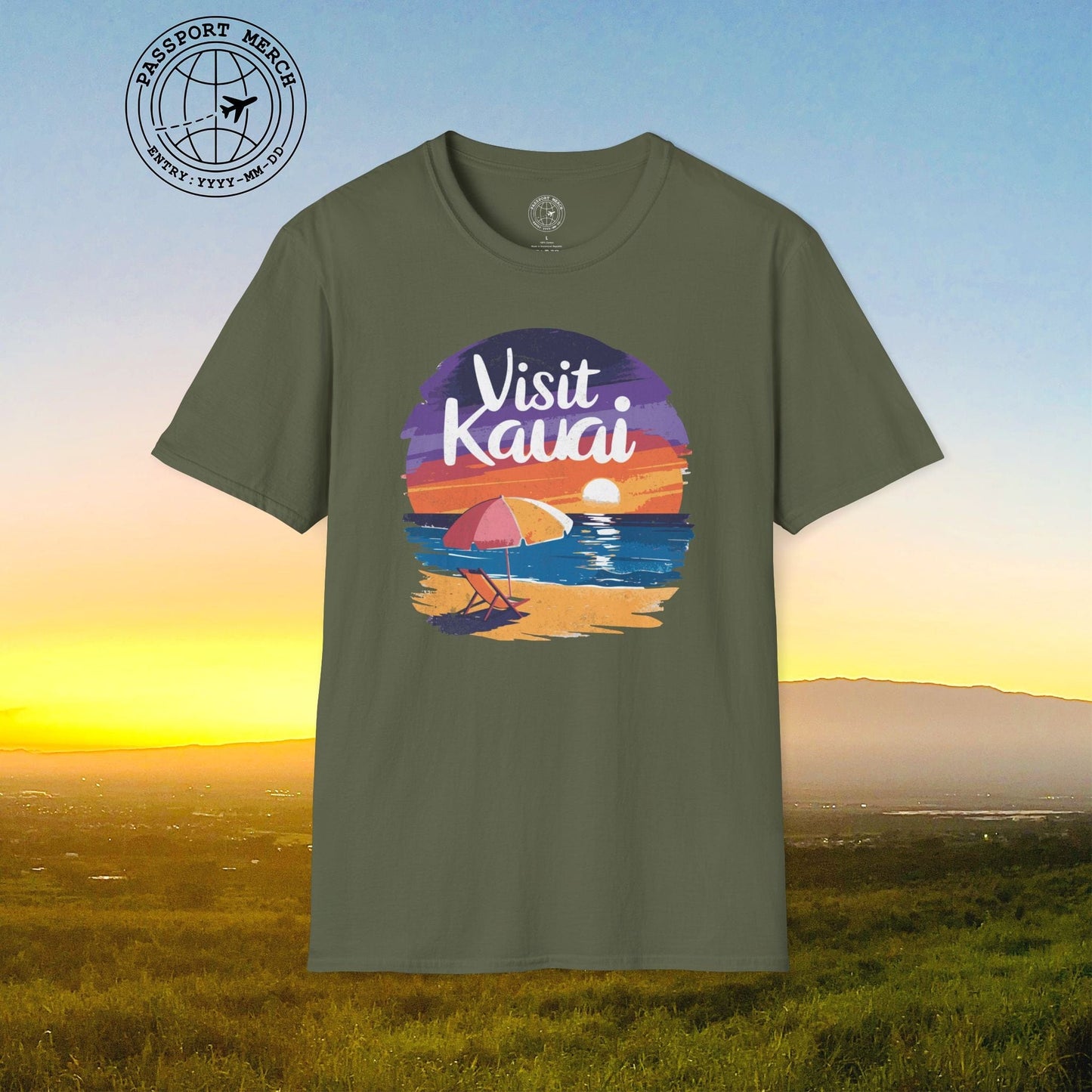 Retro Visit Kauai Hawaii T-Shirt