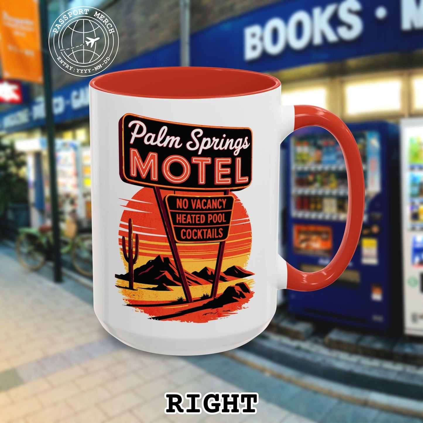 No Vacancy, Palm Springs, California 15oz Mug