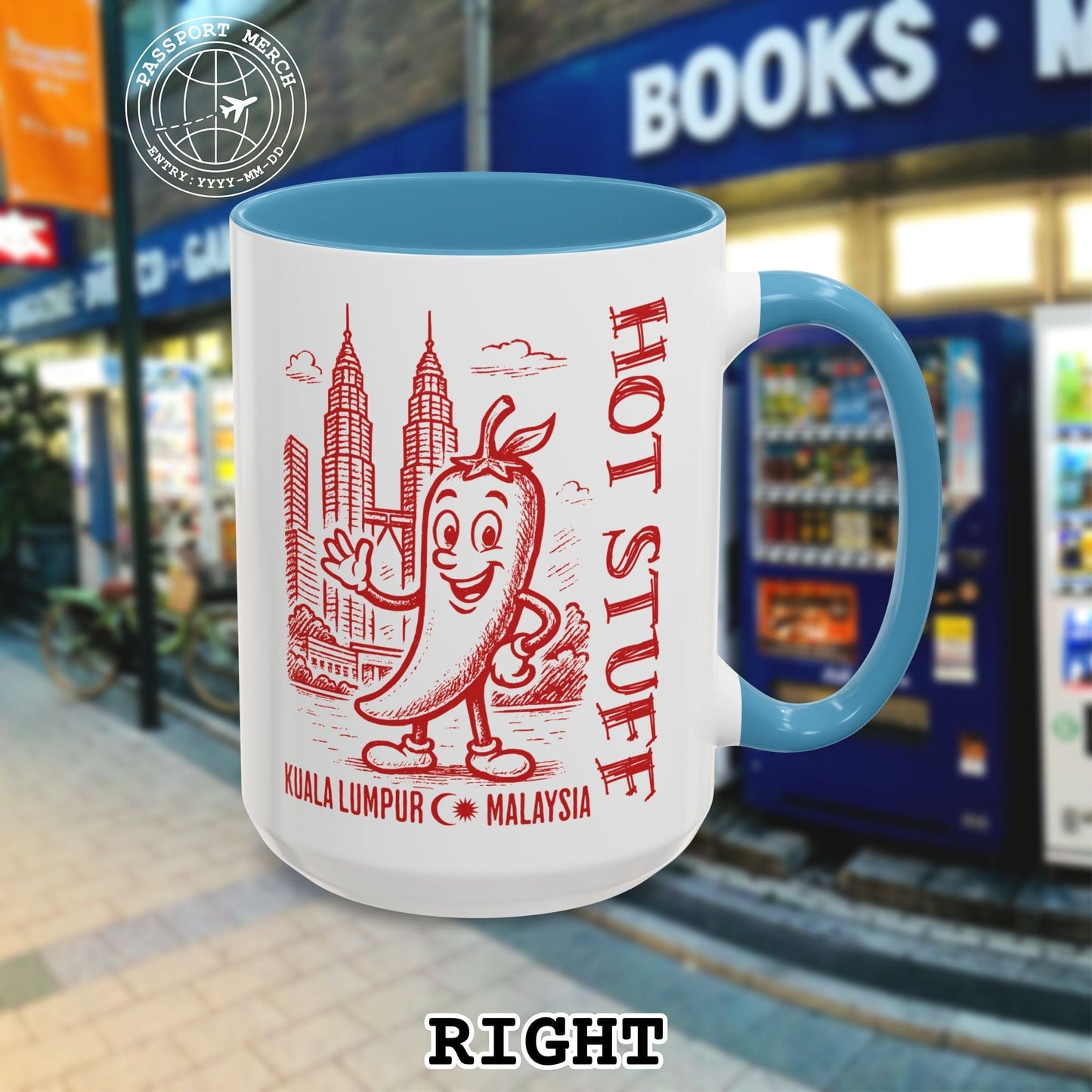 Hot Stuff, Kuala Lumpur, Malaysia 15oz Mug