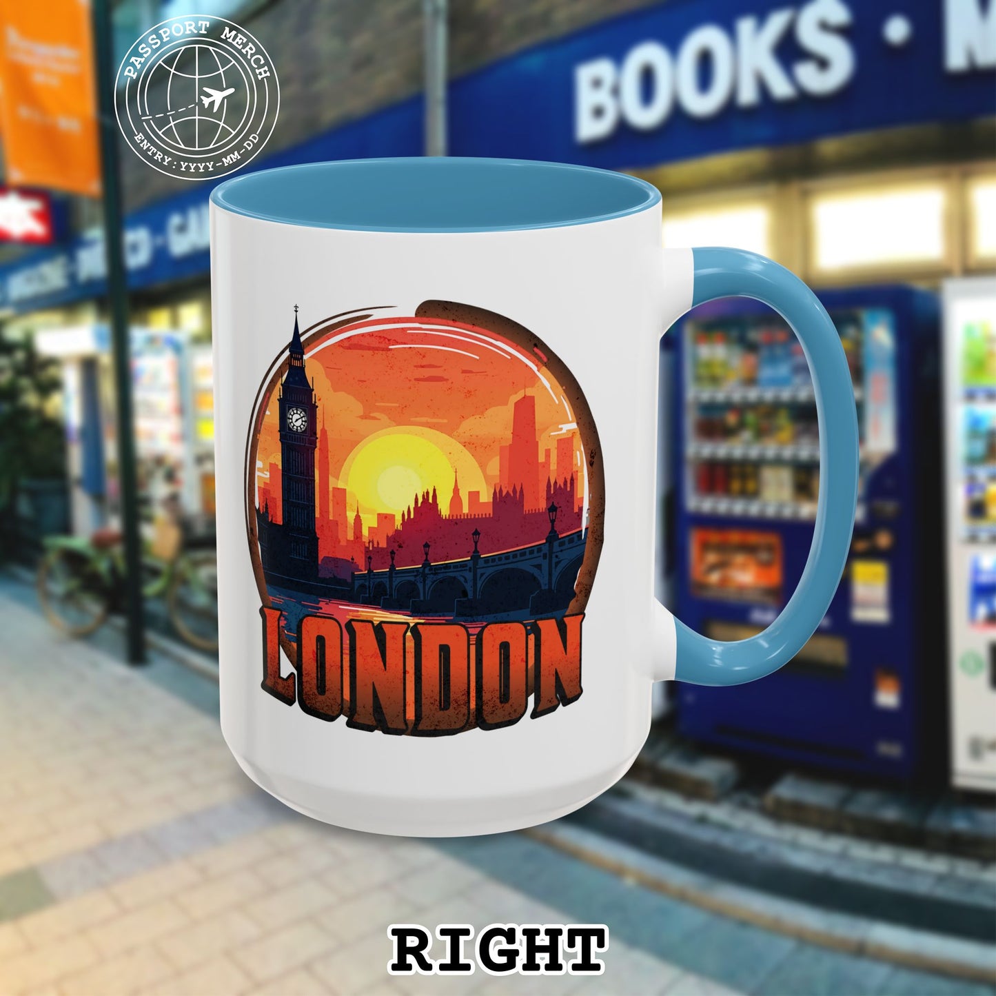 Vintage Big Ben Sunset, London, England 15oz Mug