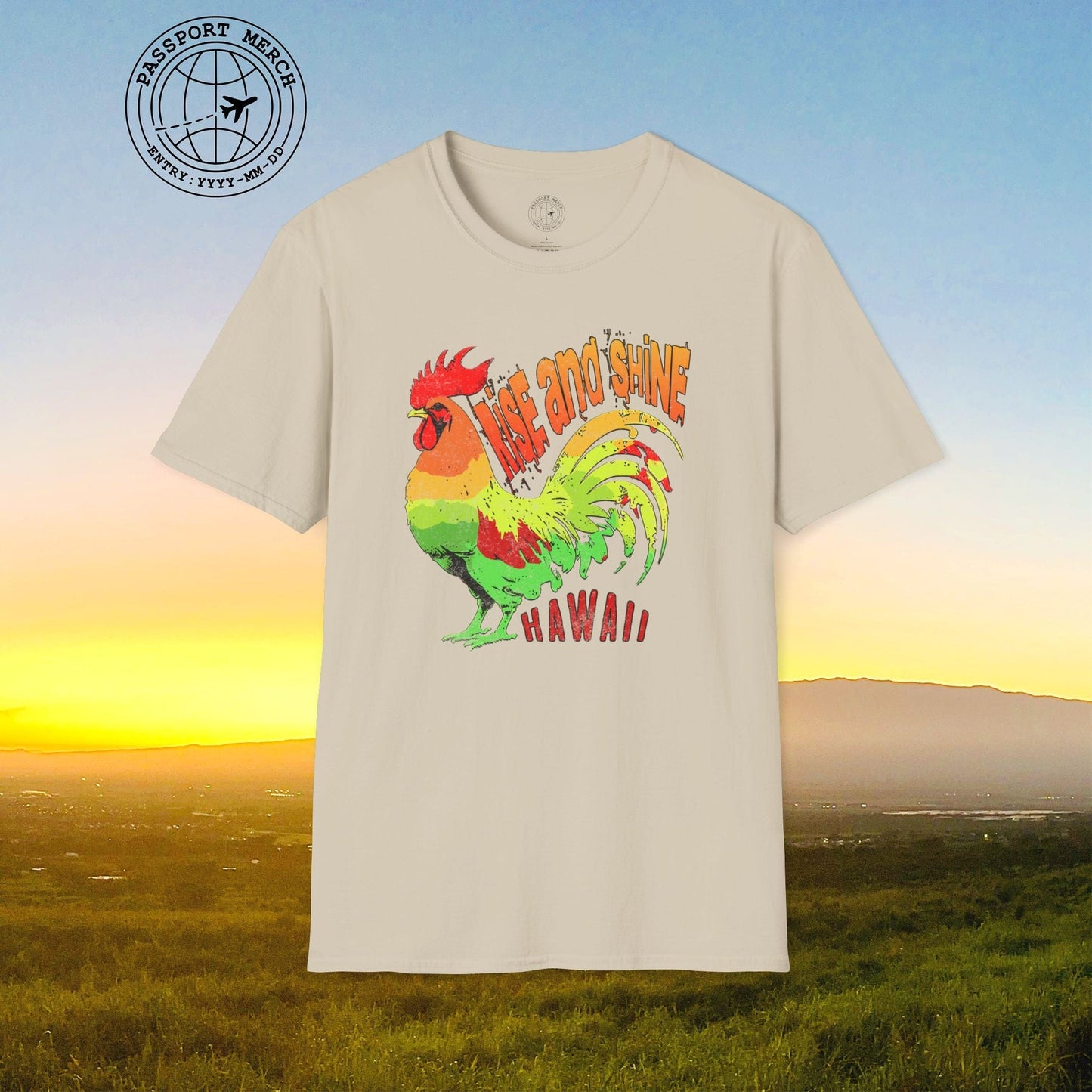 Rise and Shine Rooster, Hawaii T-Shirt