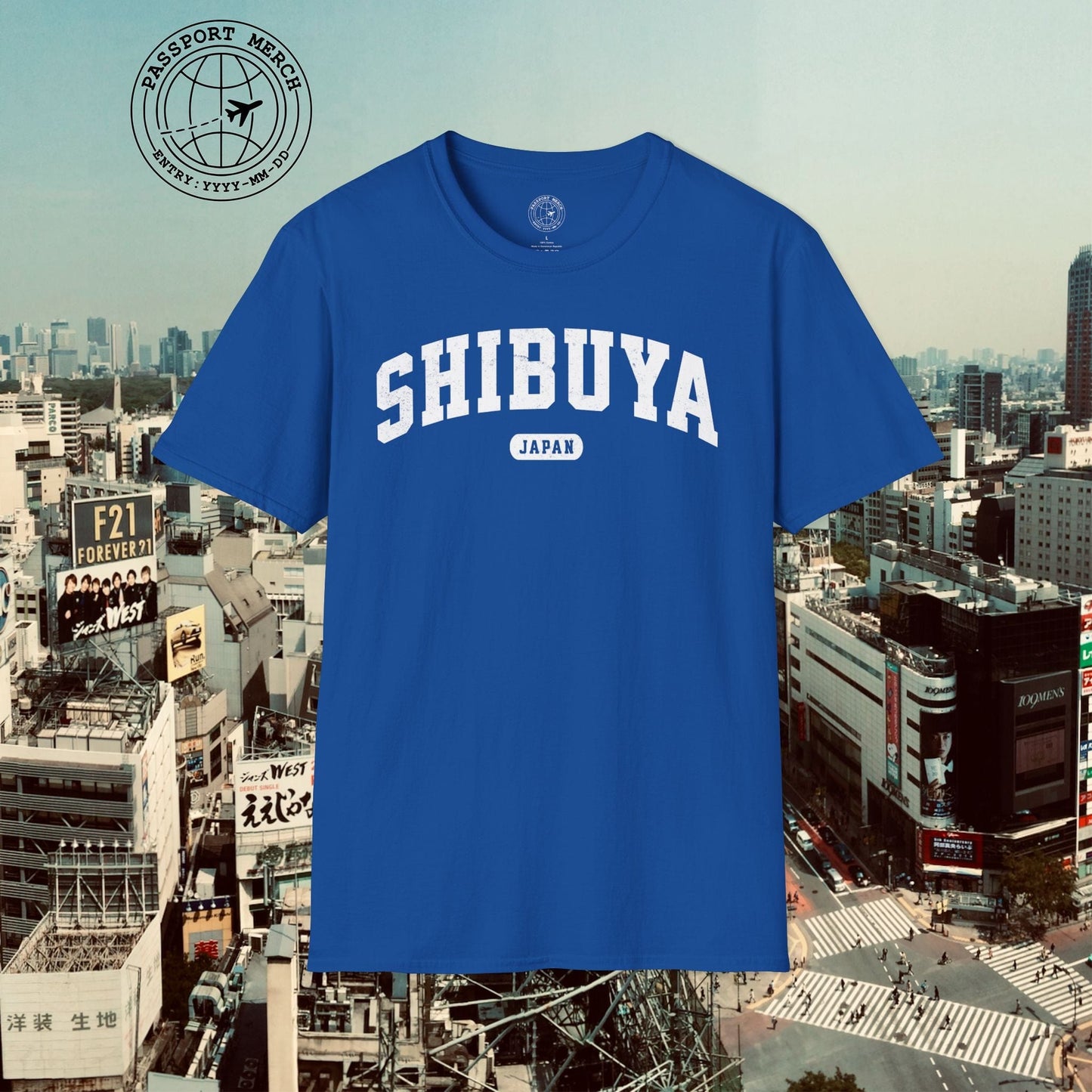 Classic Athletic (Bucket List Edition), Shibuya, Japan T-Shirt