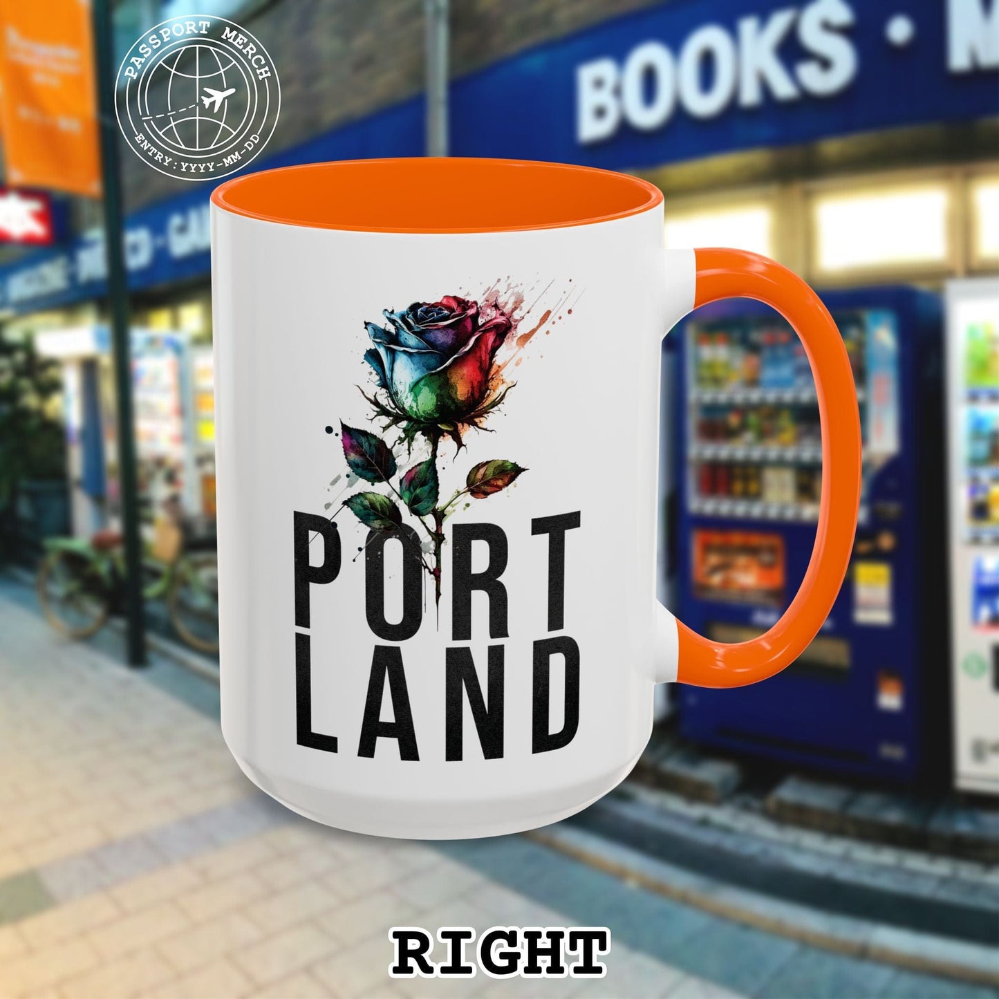 Portland Rose, Oregon 15oz Mug