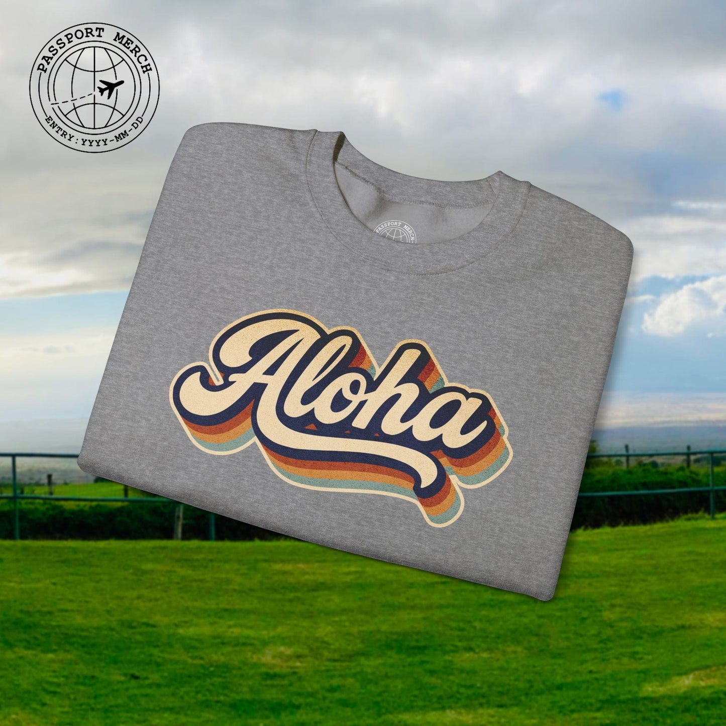 Classic 70s, Aloha, Hawaii Crewneck