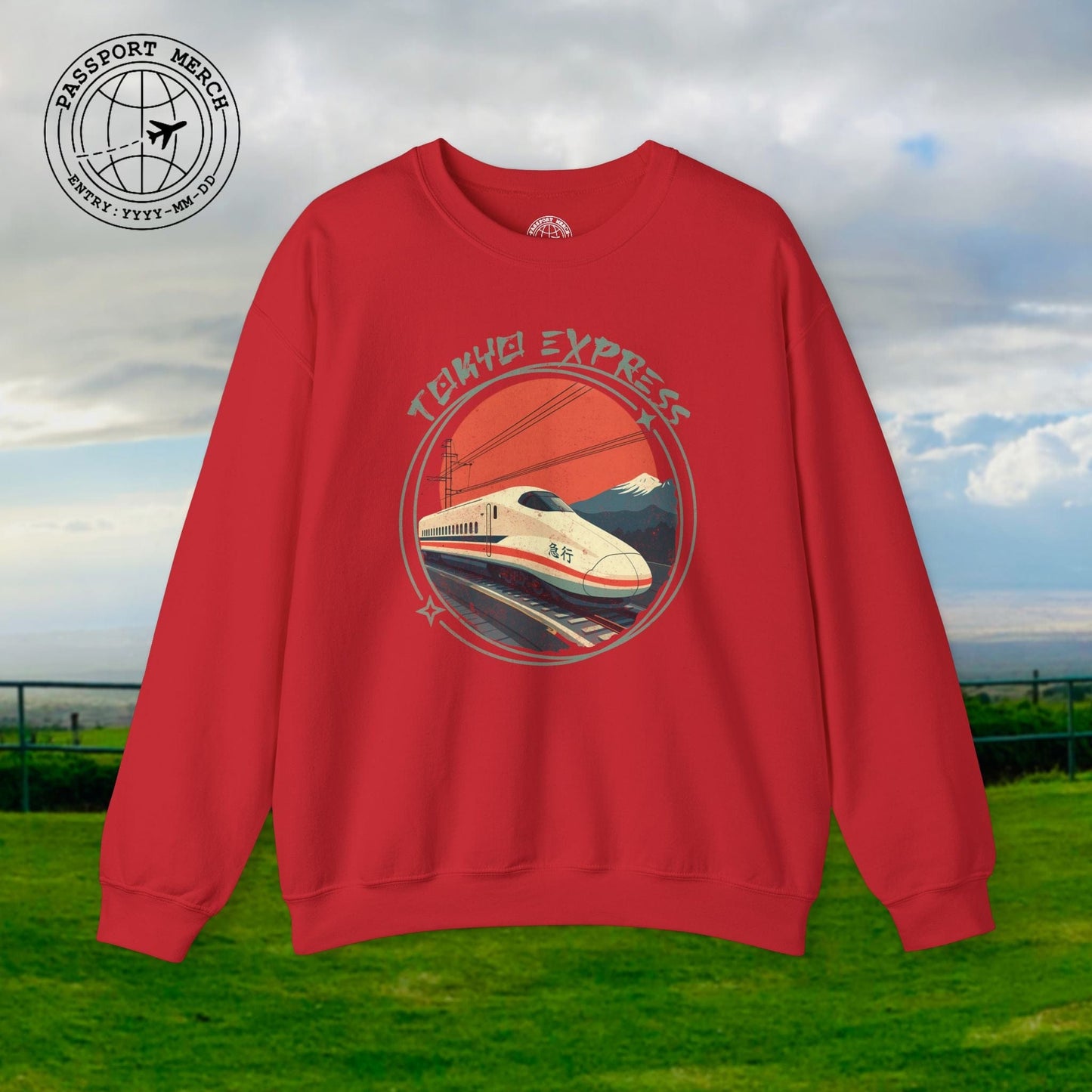 Tokyo Express, Japan Crewneck