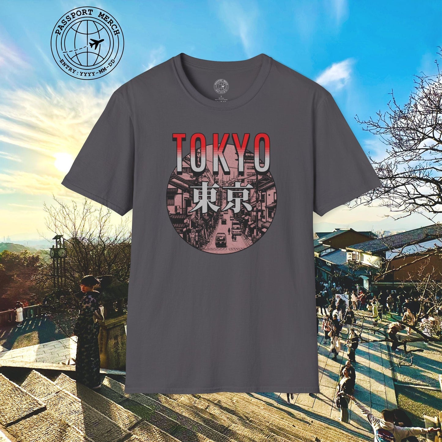 Vintage Streets of Tokyo Japan T-Shirt