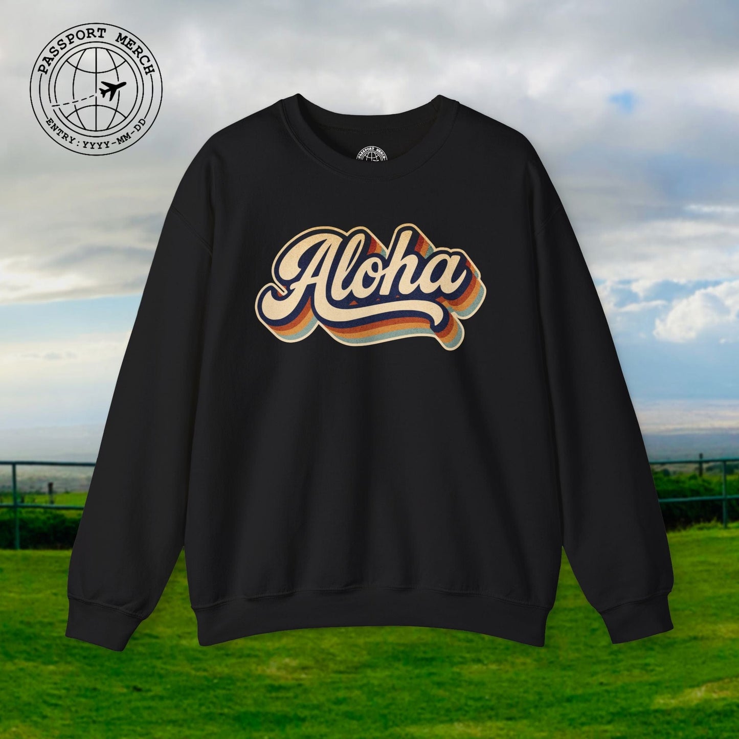 Classic 70s, Aloha, Hawaii Crewneck
