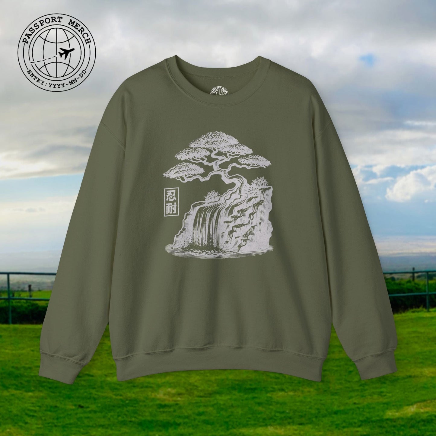 Japanese Nintai (Patience) Bonsai Crewneck