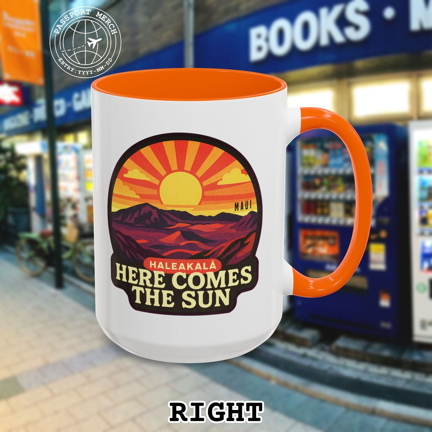 Here Comes the Sun, Haleakala, Maui, Hawaii 15oz Mug