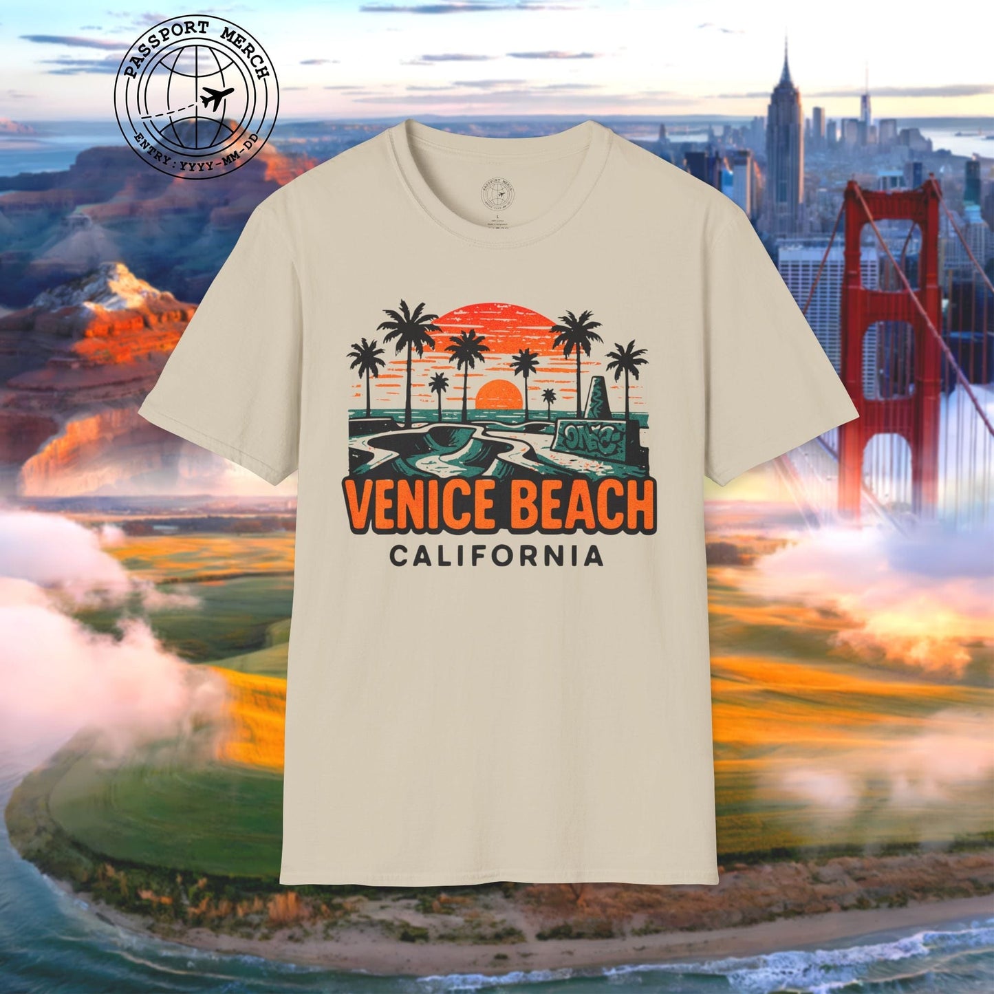 Venice Beach, California - 80's Vintage T-Shirt