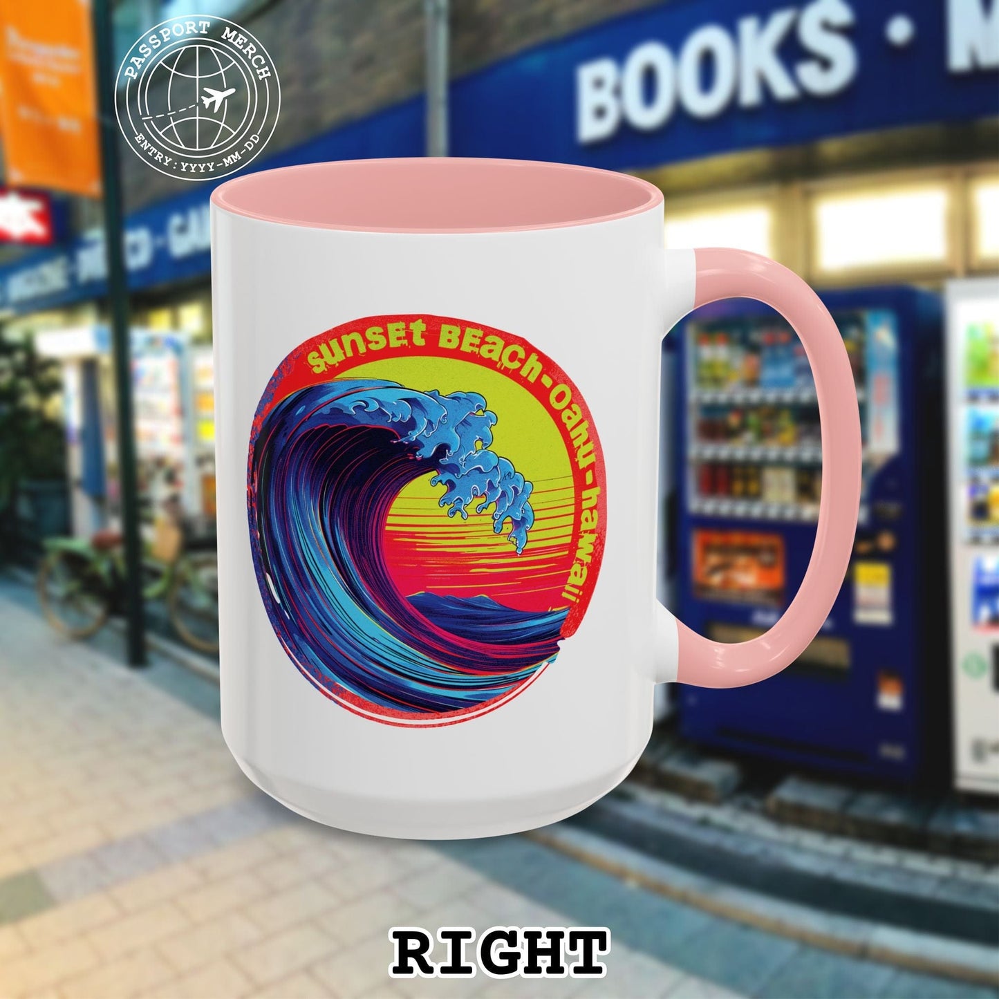 Sunset Beach Oahu, Hawaii 15oz Mug