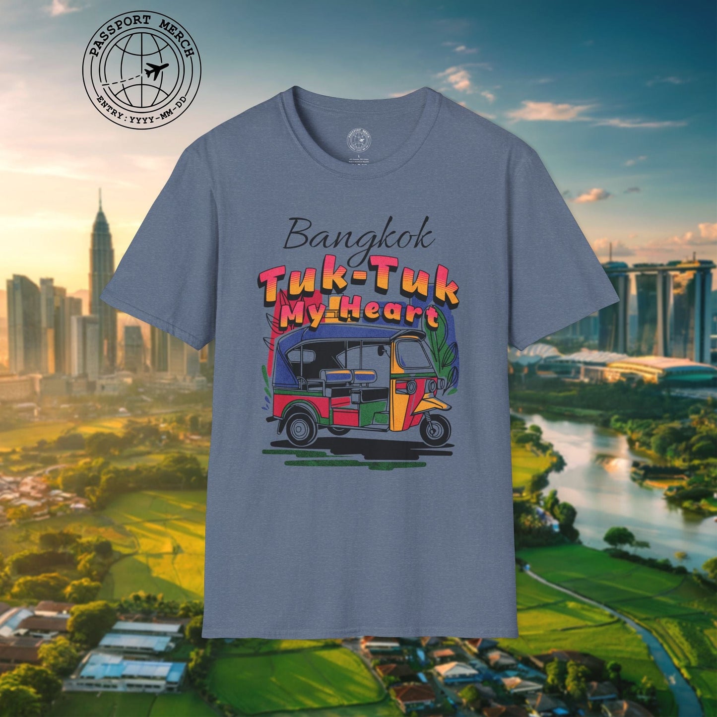 Bangkok Tuk-Tuk My Heart Thailand T-Shirt