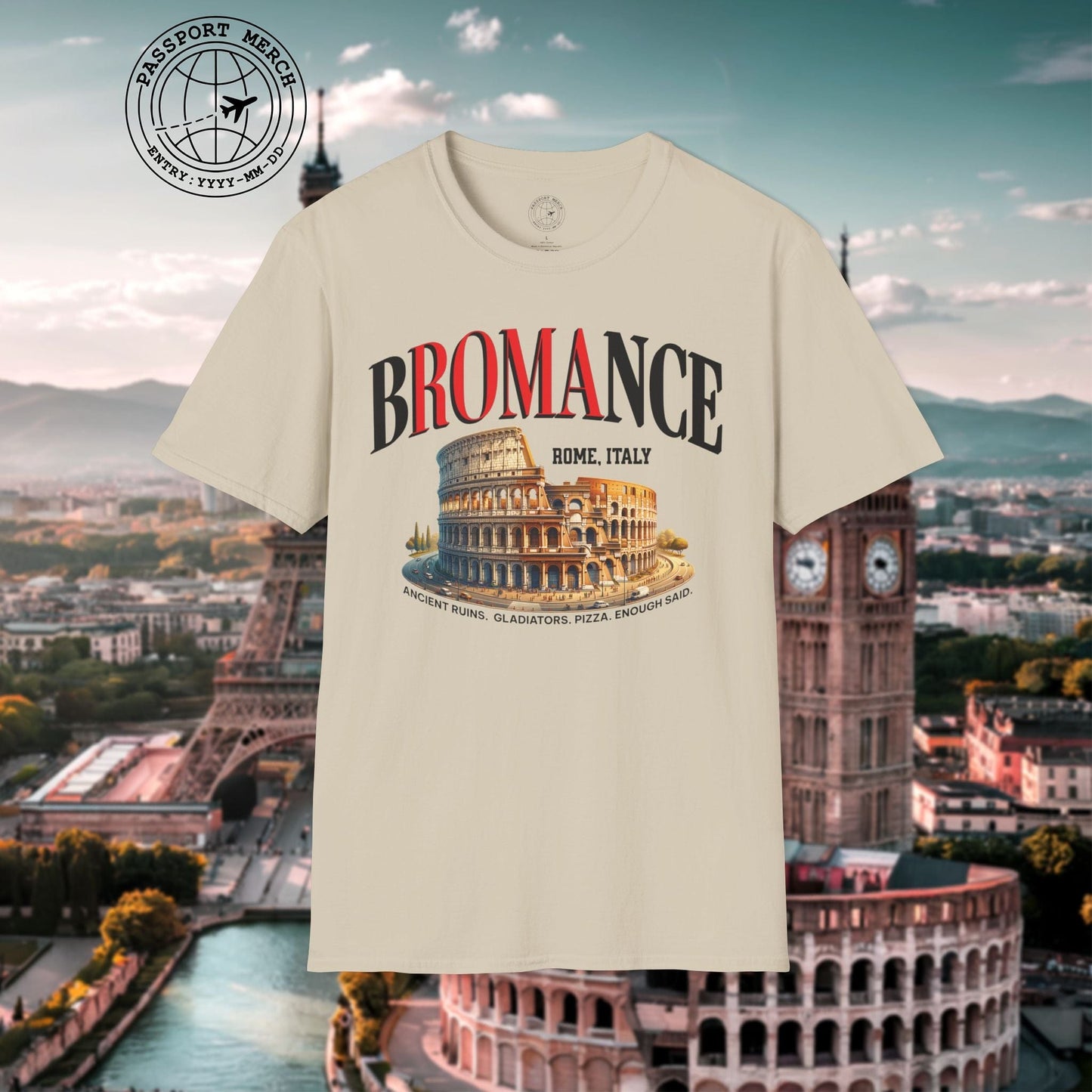 bROMAnce, Rome Italy T-Shirt