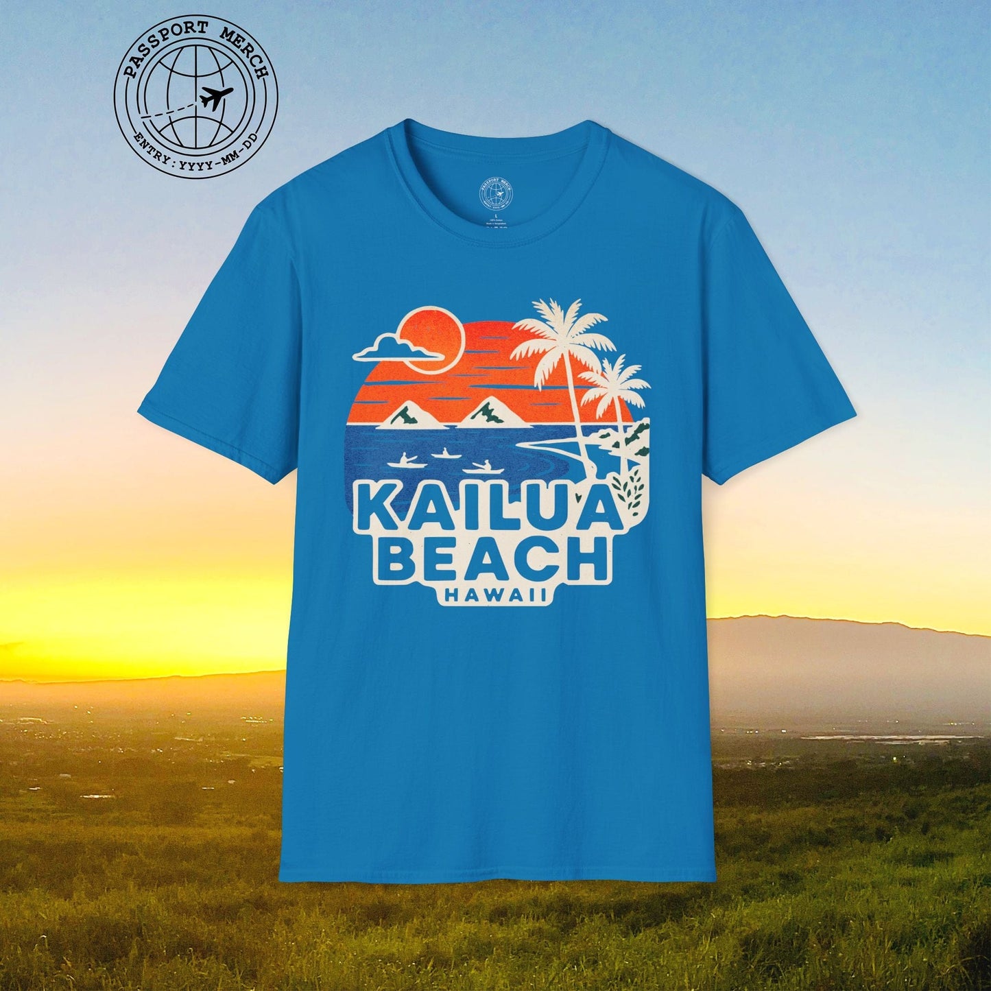 Kailua Beach, Hawaii - 80's Vintage T-Shirt