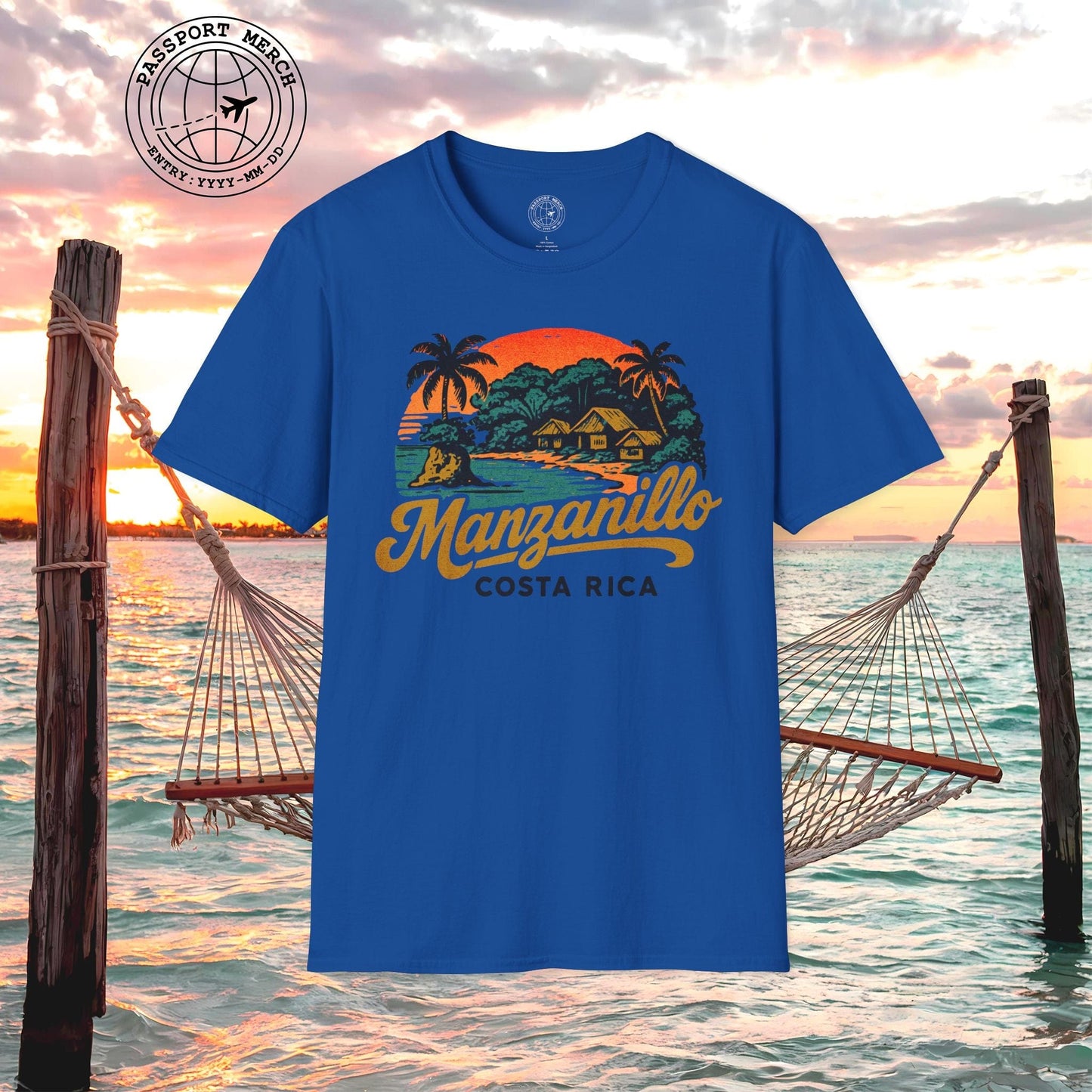 Manzanillo, Costa Rica - 80's Vintage T-Shirt