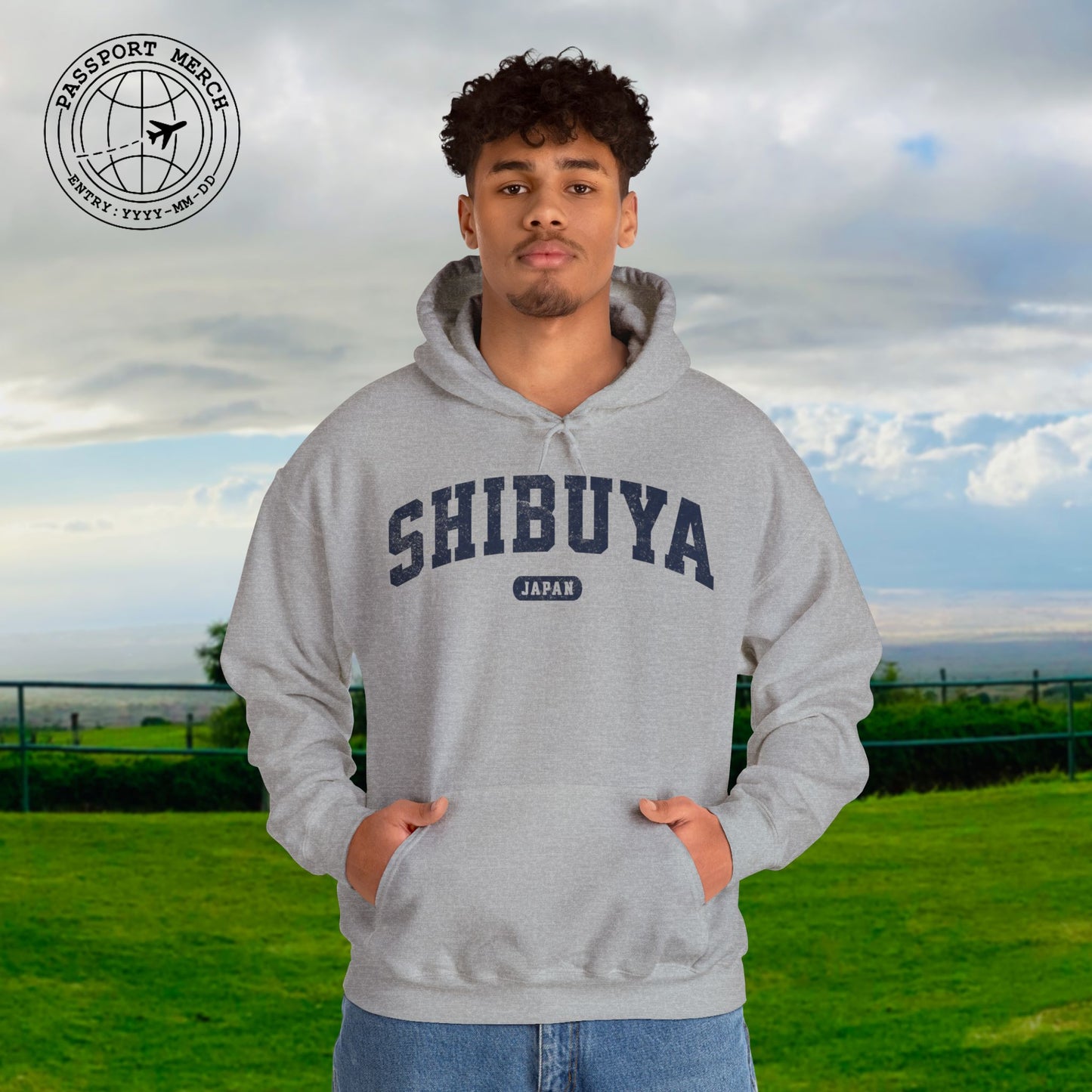 Classic Athletic (Bucket List Edition), Shibuya, Japan Hoodie