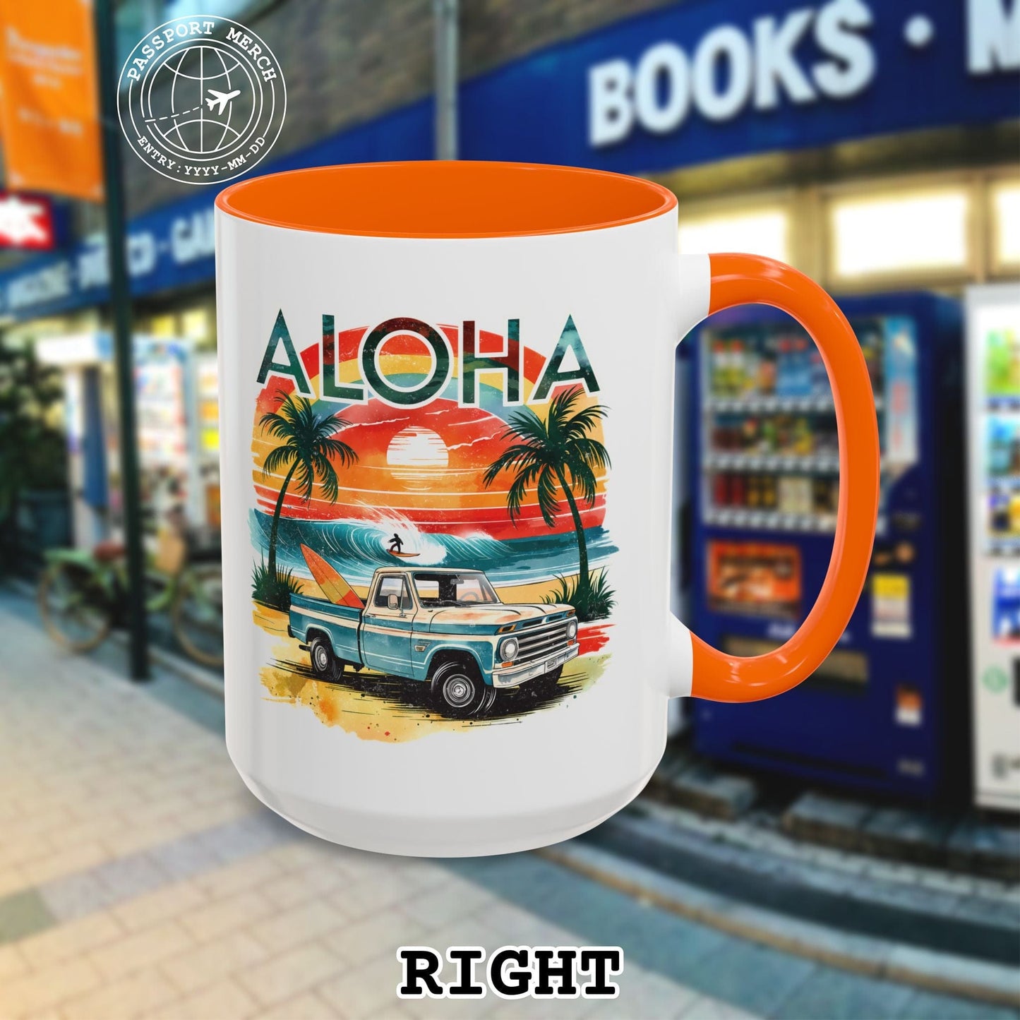 Retro Truck Hawaii Aloha 15oz Mug