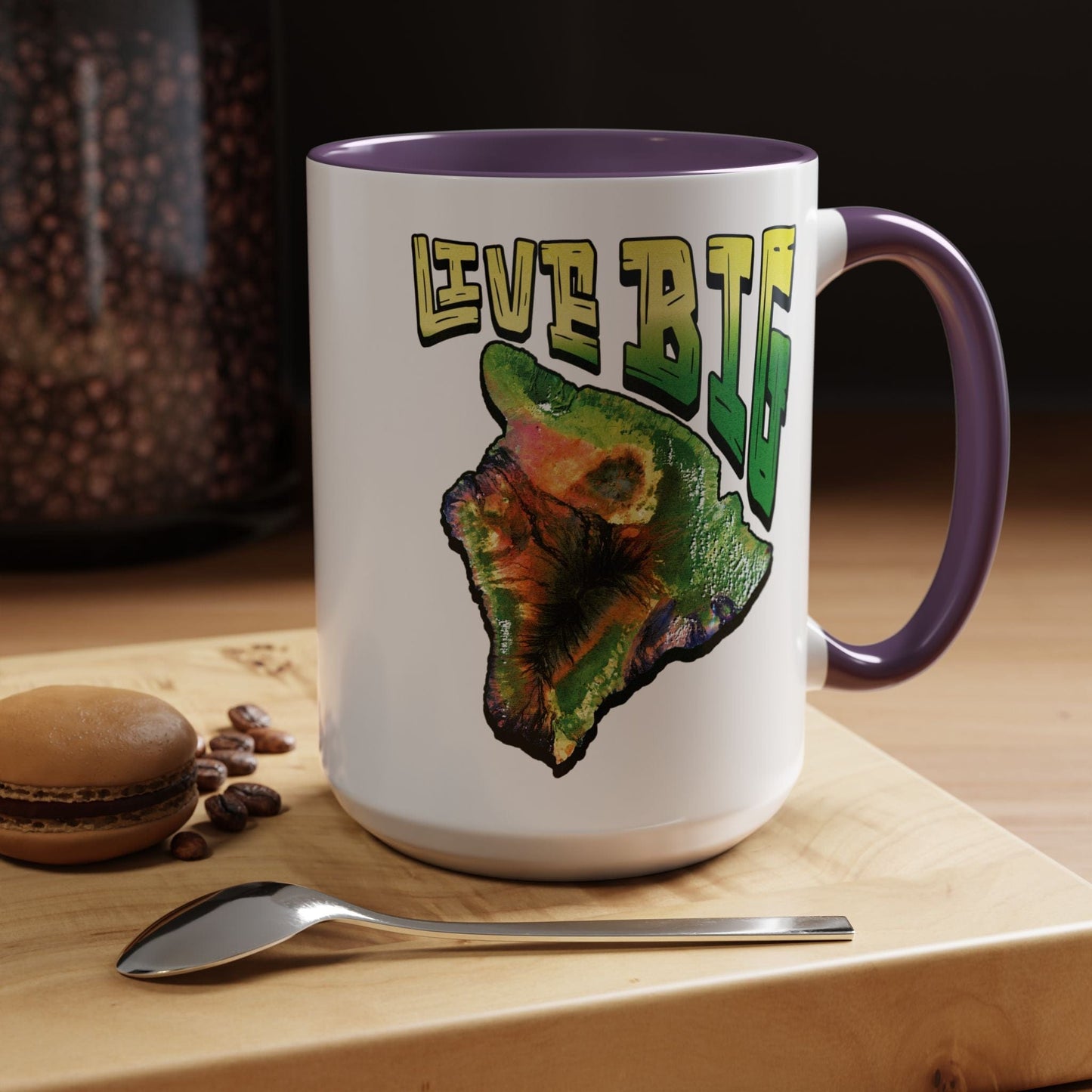 Live BIG (Island), Hawaii 15oz Mug