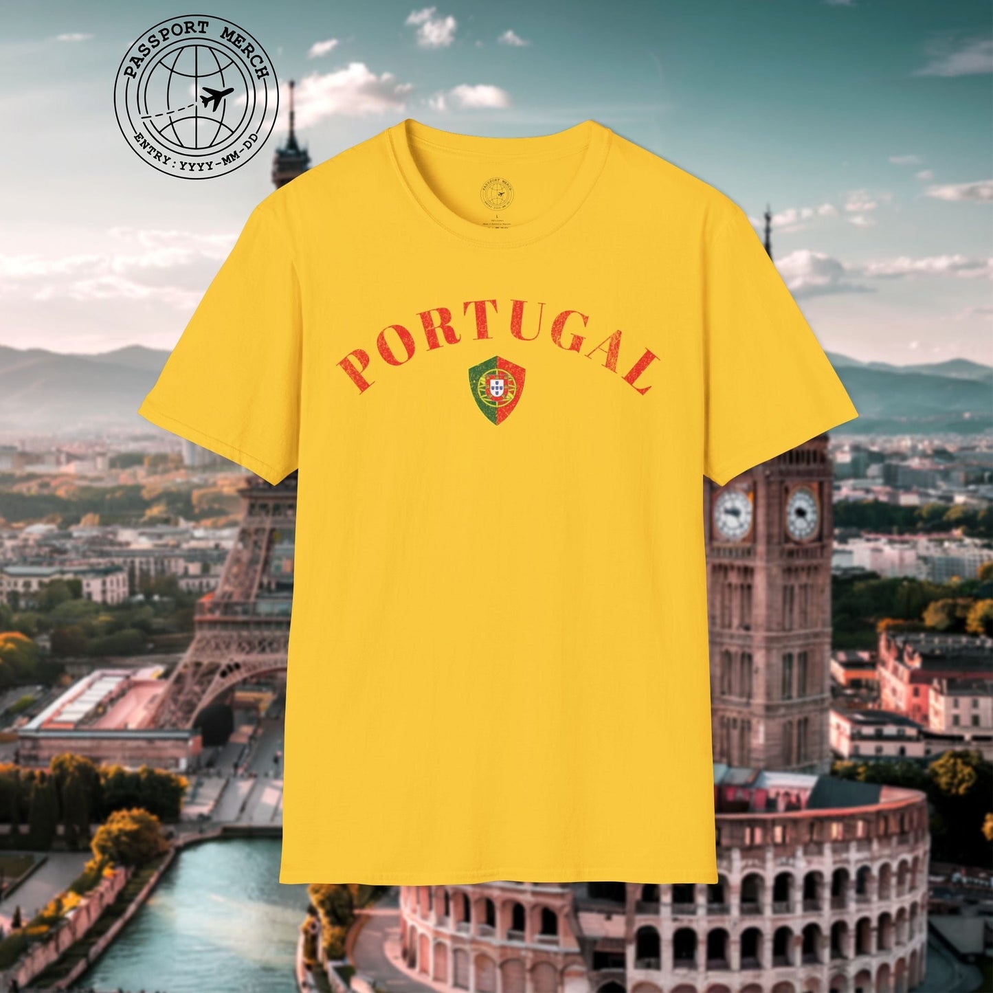 Portugal Coat of Arms Flag Shield T-Shirt