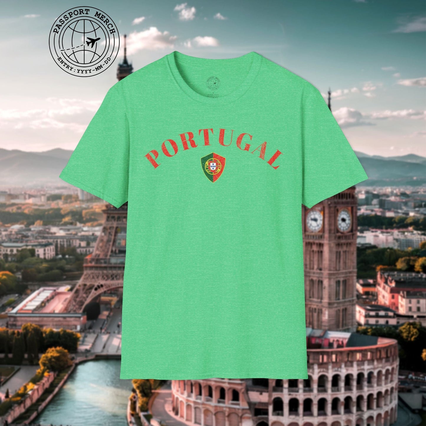 Portugal Coat of Arms Flag Shield T-Shirt