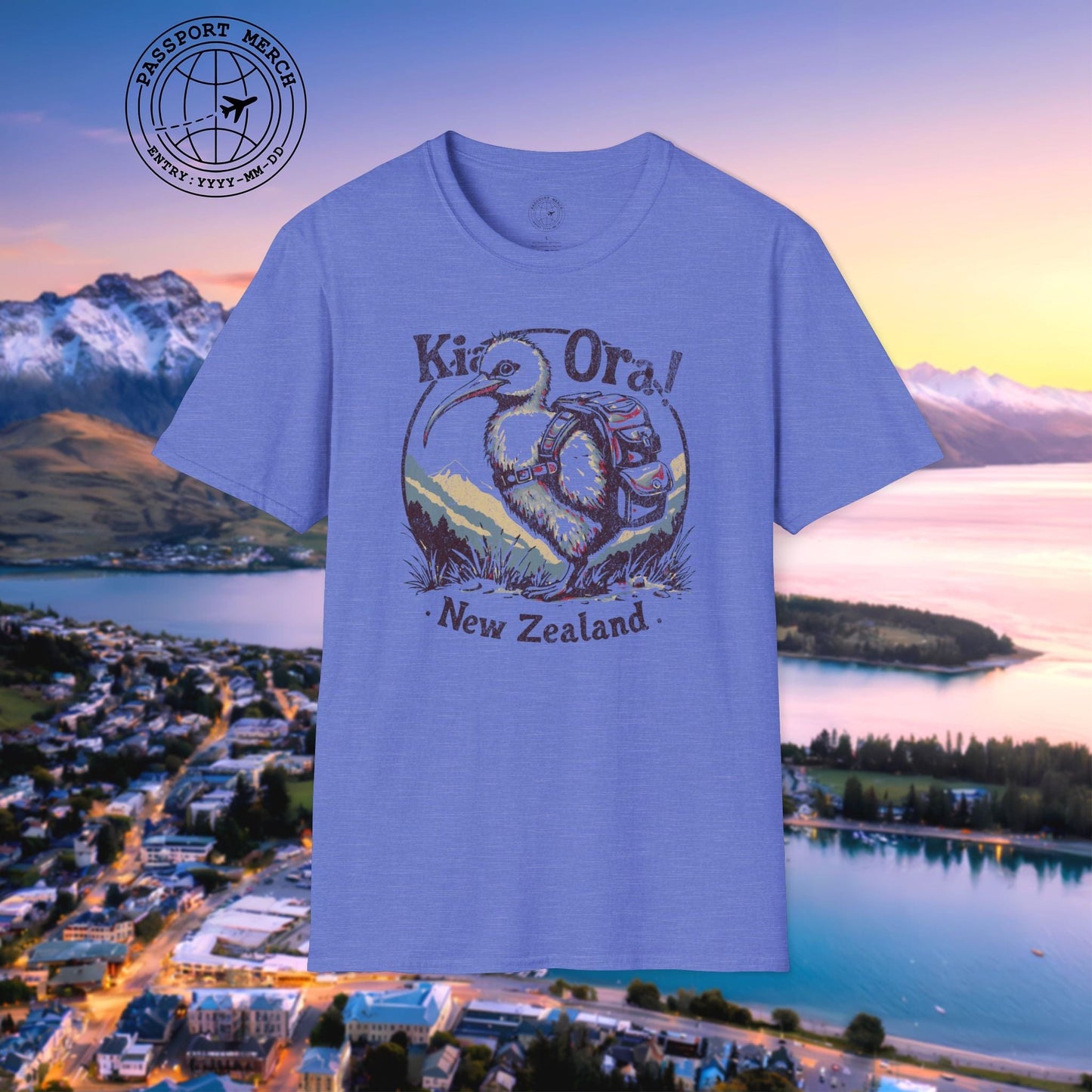 Kia Ora Kiwi, New Zealand T-Shirt