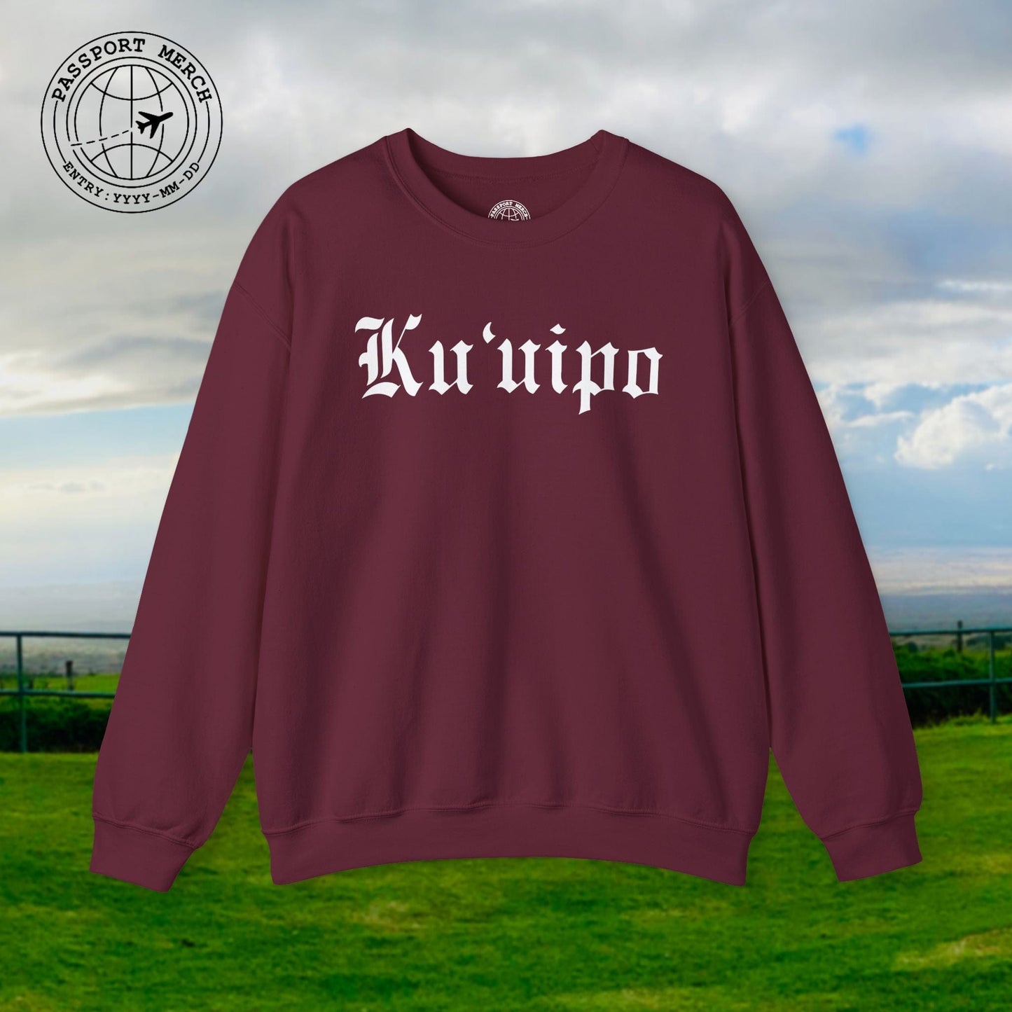 Black and White Ku'uipo (Hawaiian Jewelry Style) Crewneck