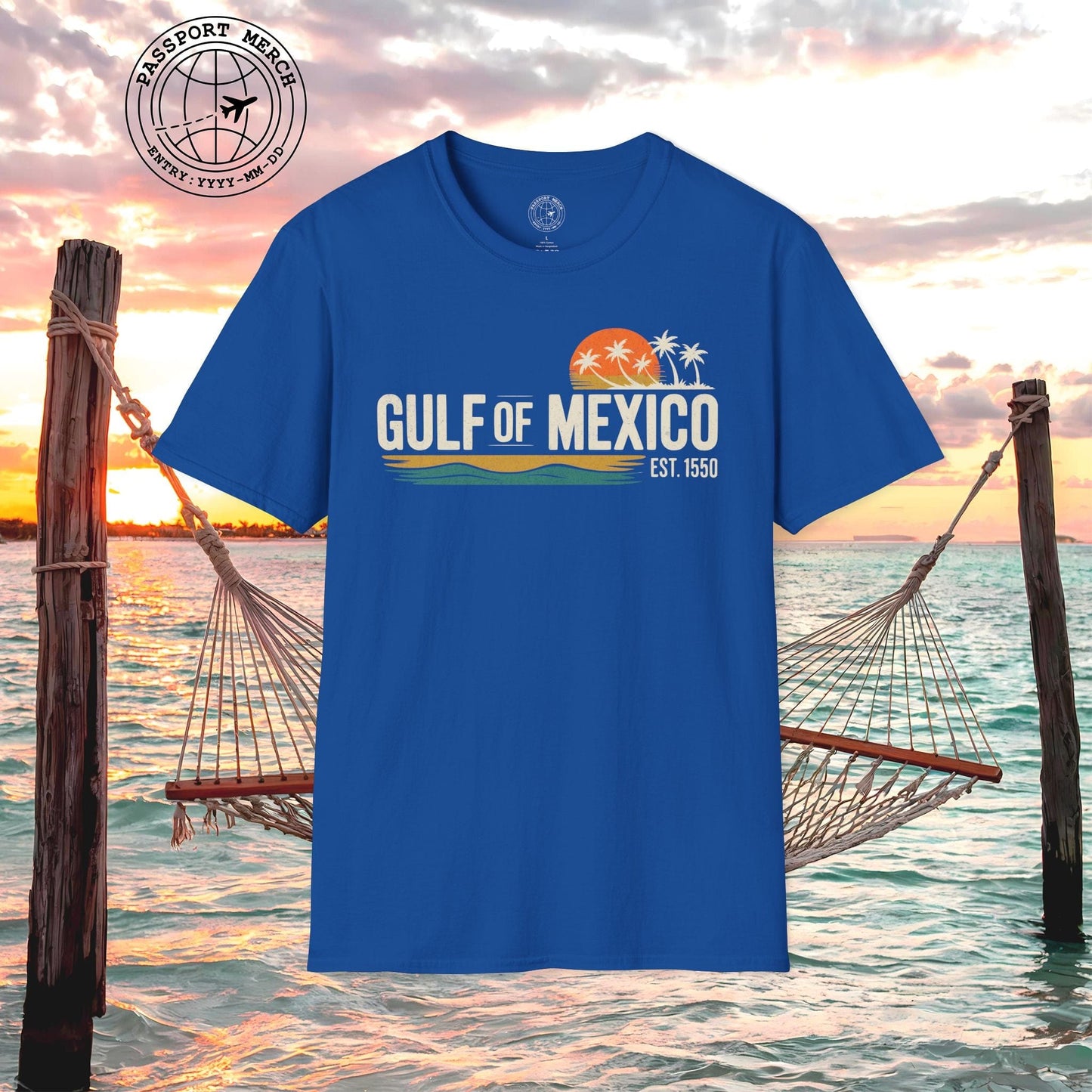 Vintage Retro Gulf of Mexico T-Shirt