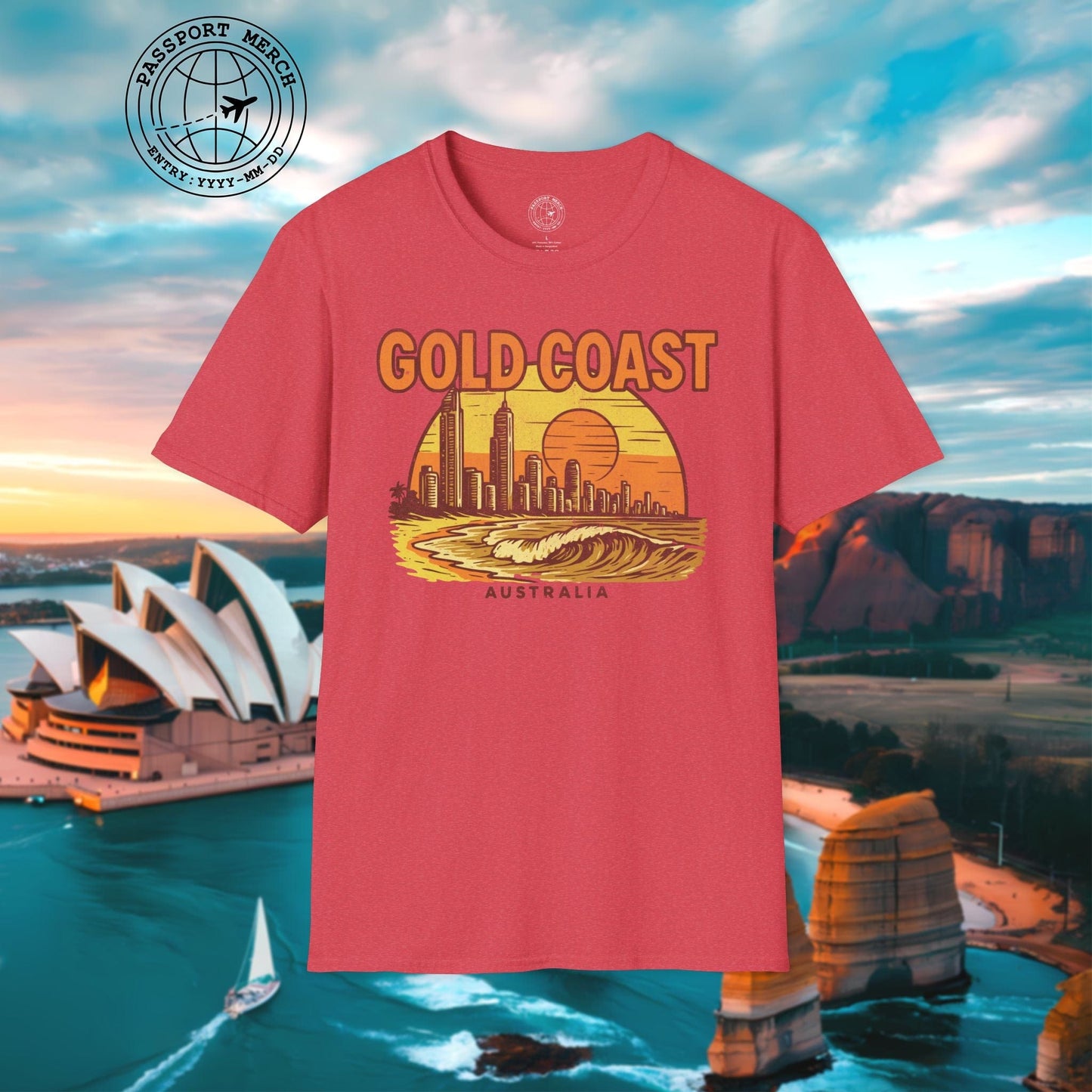 Gold Coast, Australia - 80's Vintage T-Shirt