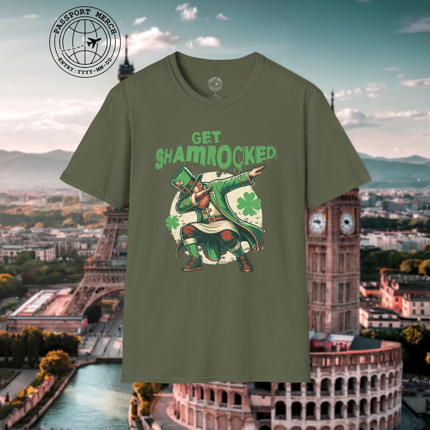 Get Shamrocked, Ireland T-Shirt