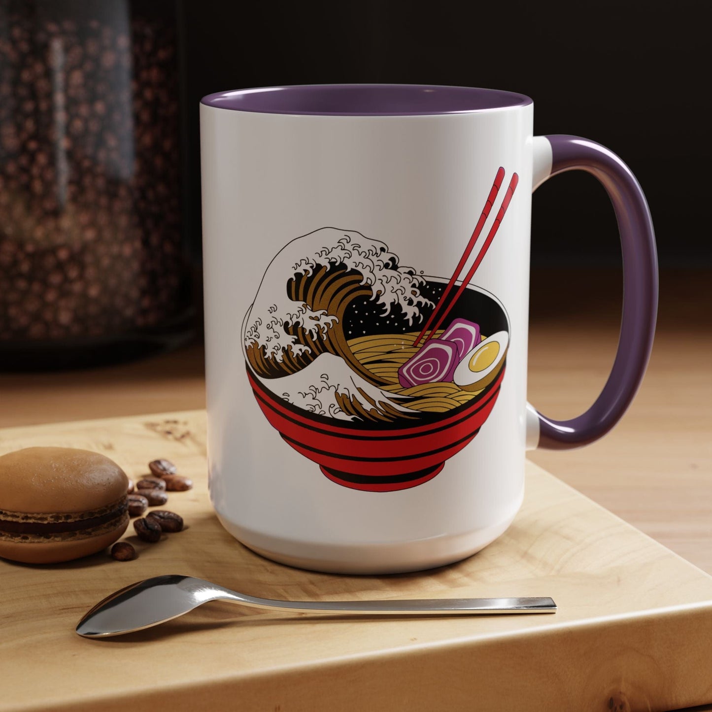 Eating Ramen in Japan Be Like 15oz Mug