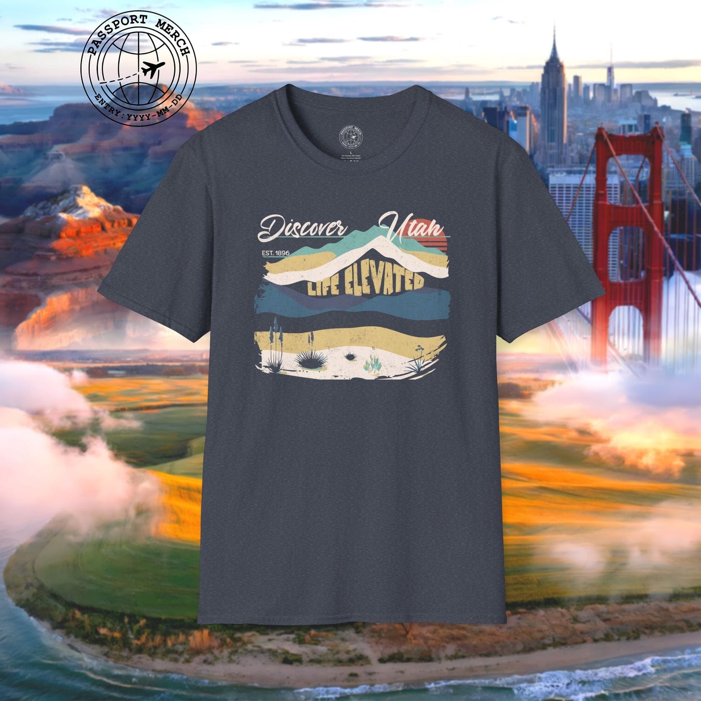 Vintage Utah Life Elevated T-Shirt