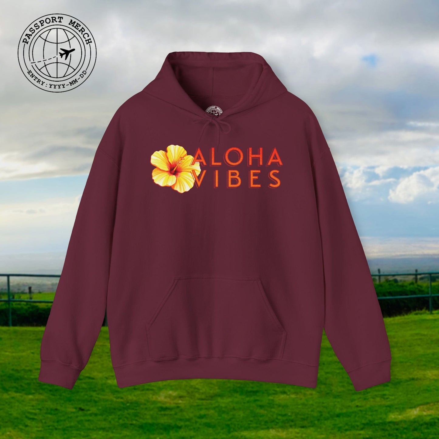 Sun-Kissed Hibiscus Aloha Vibes, Hawaii Hoodie