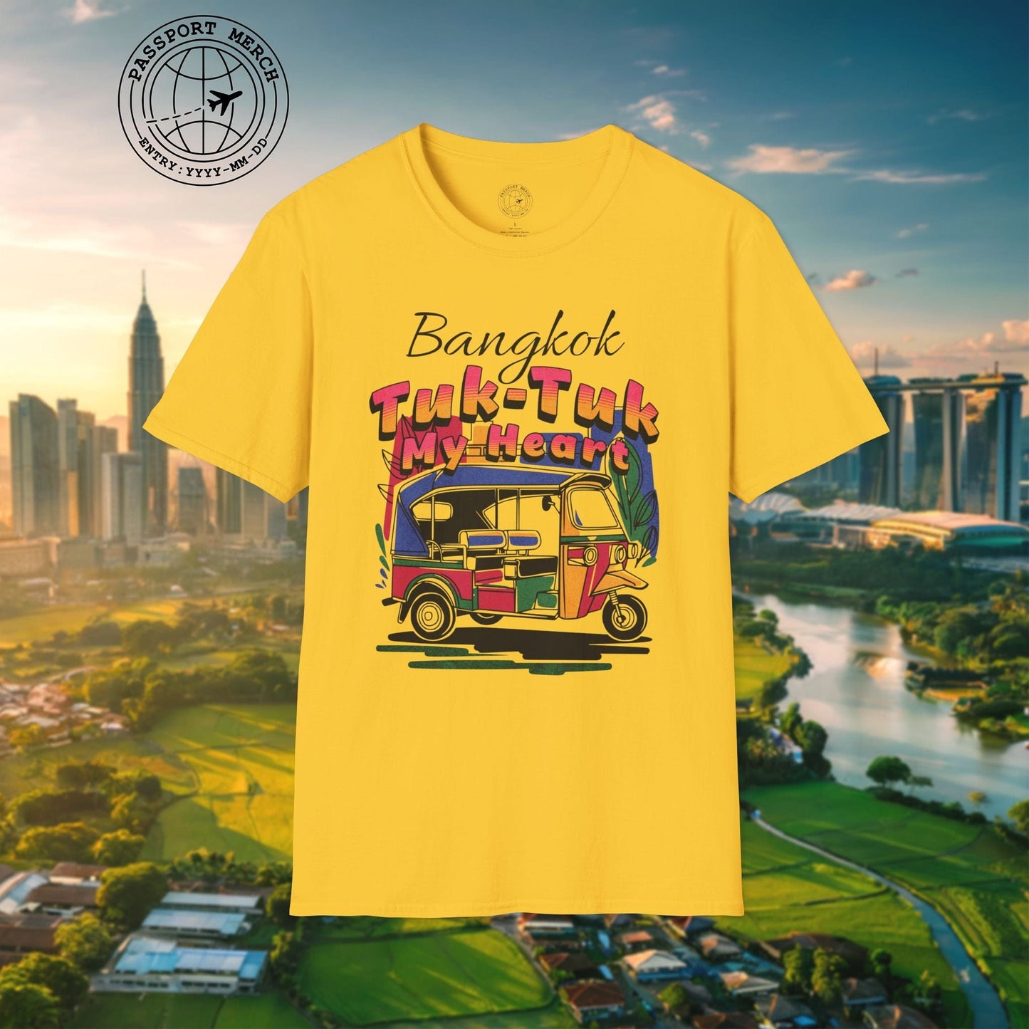 Bangkok Tuk-Tuk My Heart Thailand T-Shirt