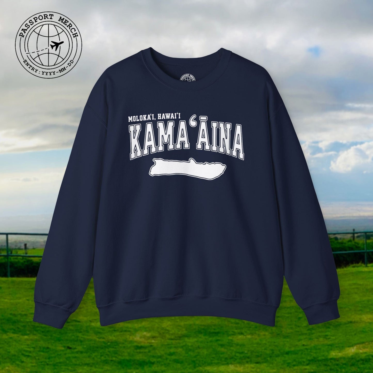 Classic University (Kamaaina Edition), Molokai, Hawaii Crewneck