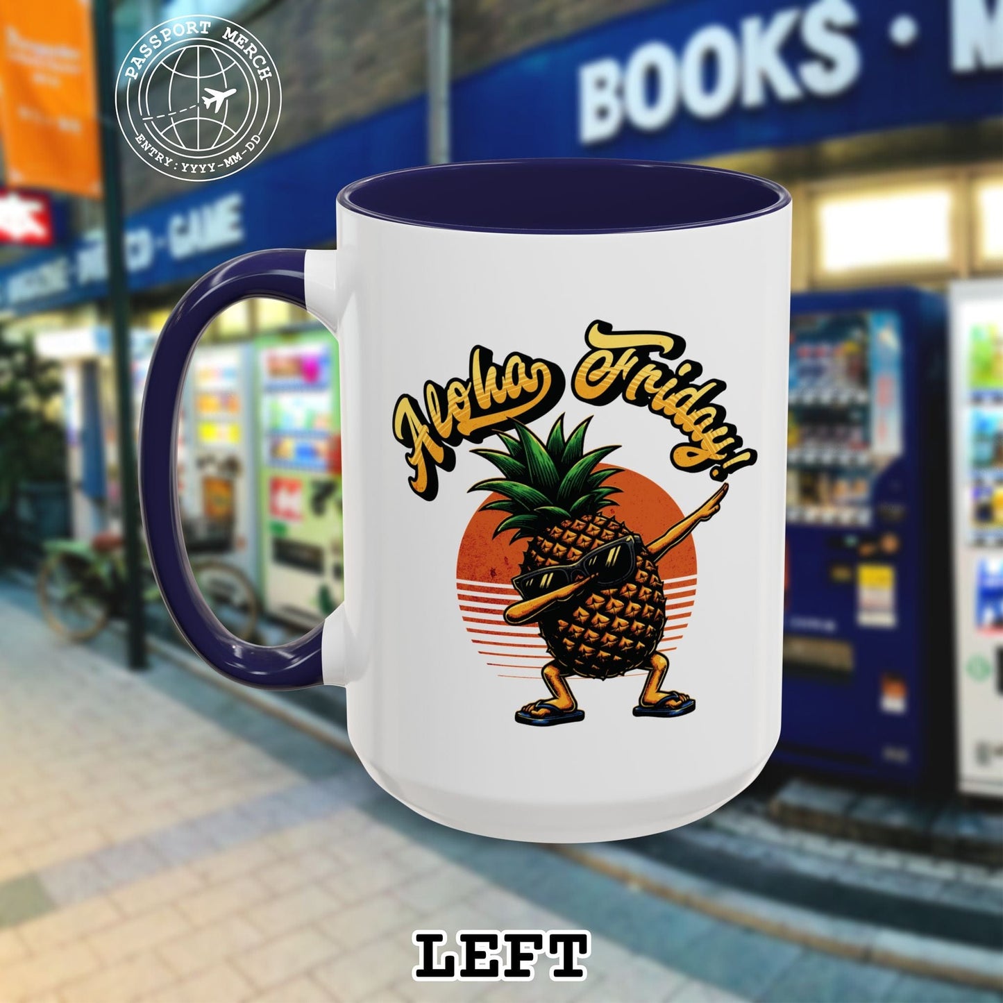 Aloha Friday Dabbing Pineapple Hawaii 15oz Mug