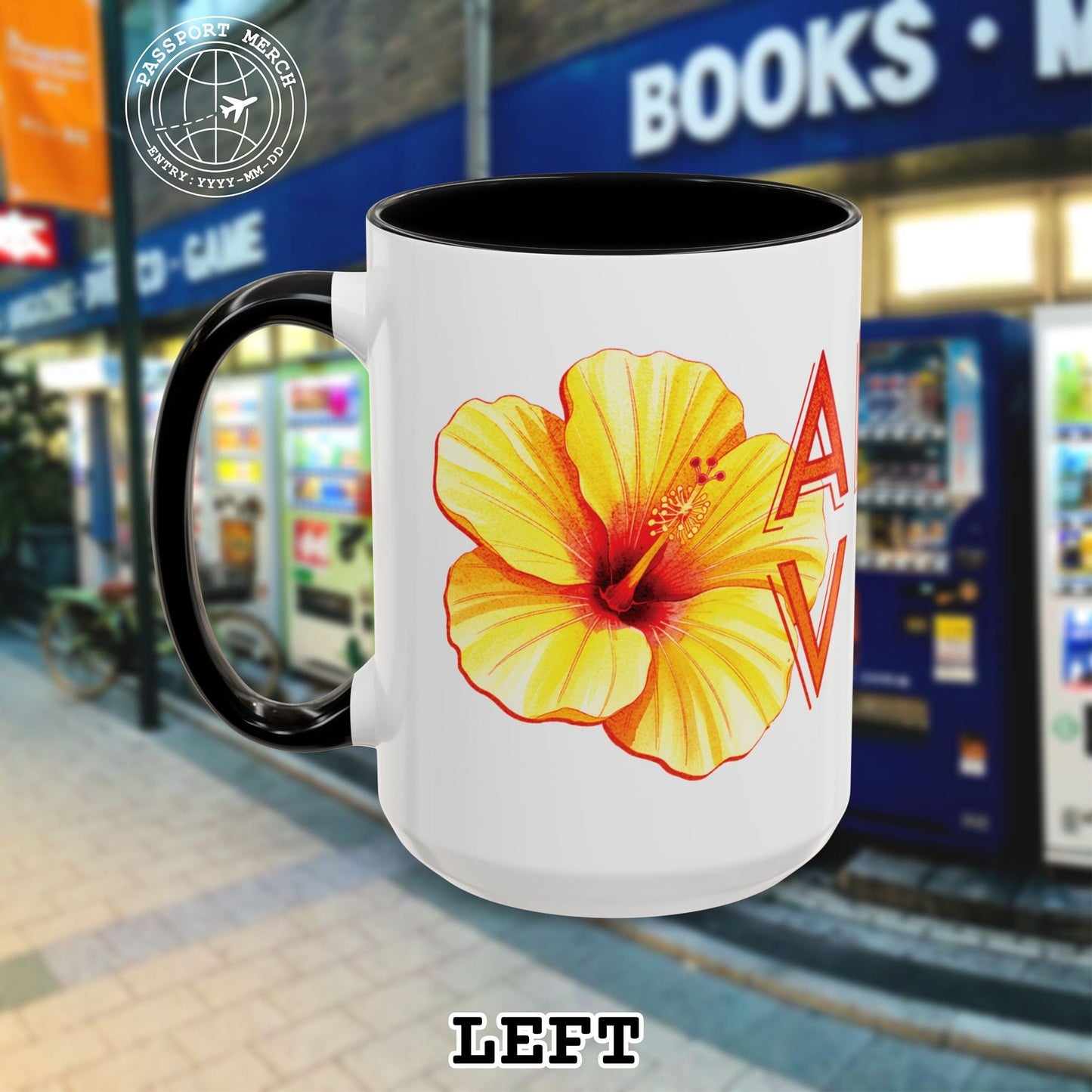 Sun-Kissed Hibiscus Aloha Vibes, Hawaii 15oz Mug