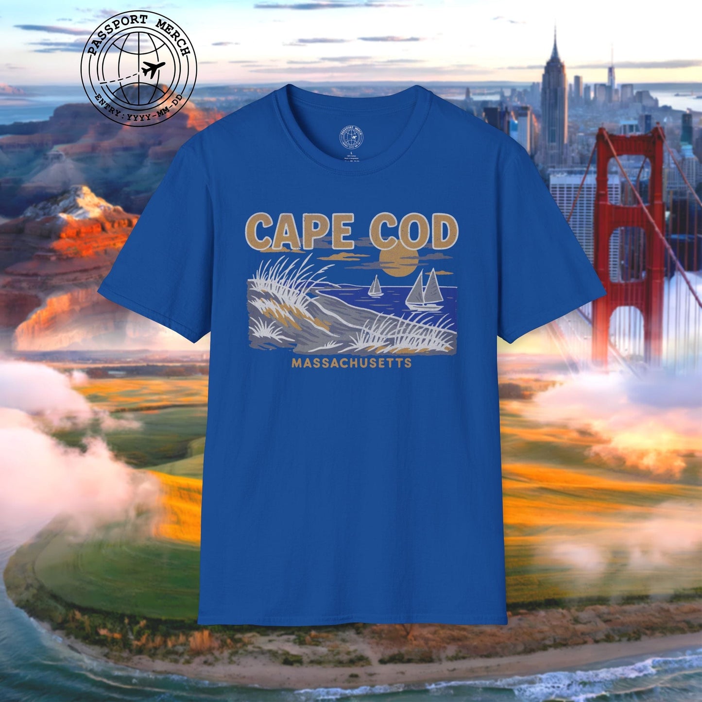 Cape Cod, Massachusetts - 80's Vintage T-Shirt