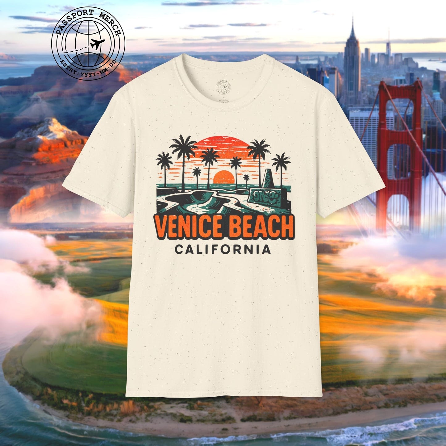 Venice Beach, California - 80's Vintage T-Shirt