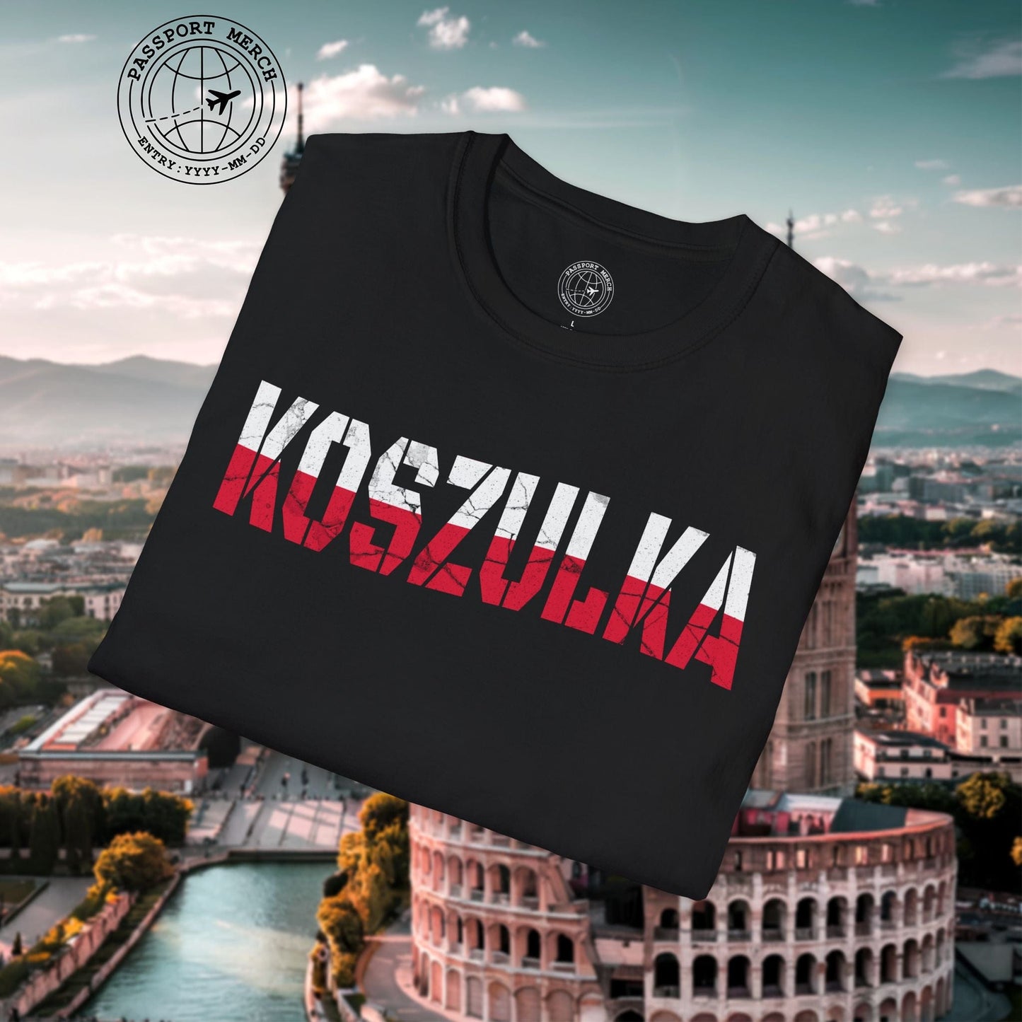 T-Shirt that says T-Shirt in Polish