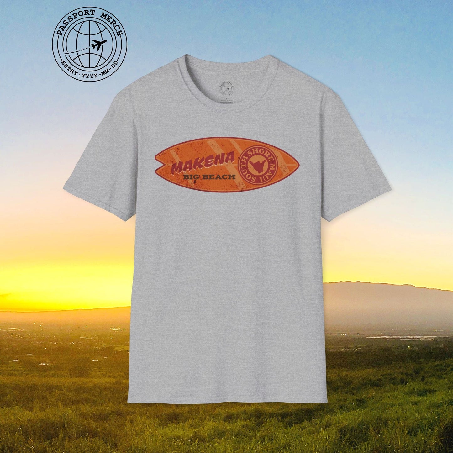 Makena Big Beach Maui Skim Board Hawaii T-Shirt