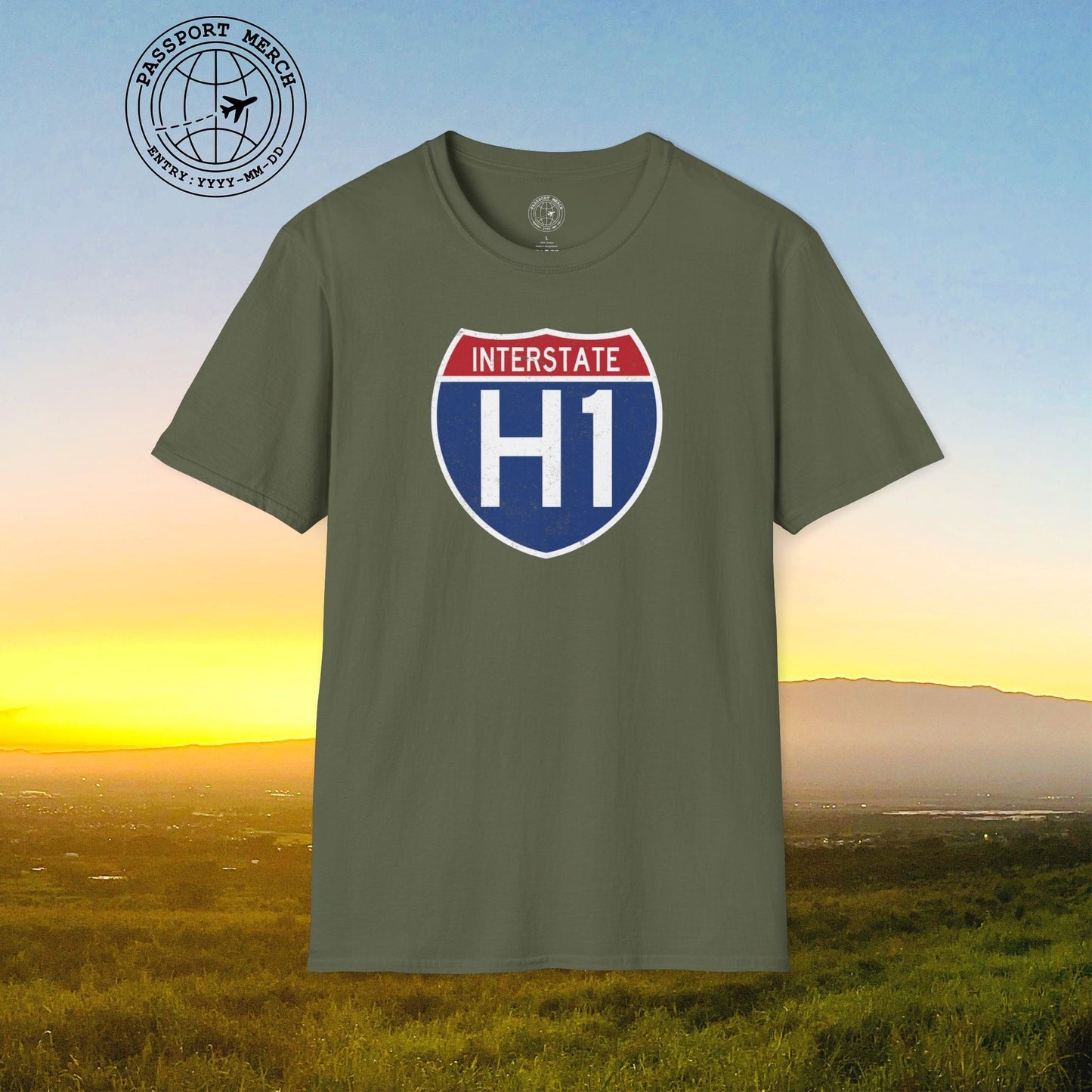Signs of Wanderlust, Interstate H1, Hawaii T-Shirt