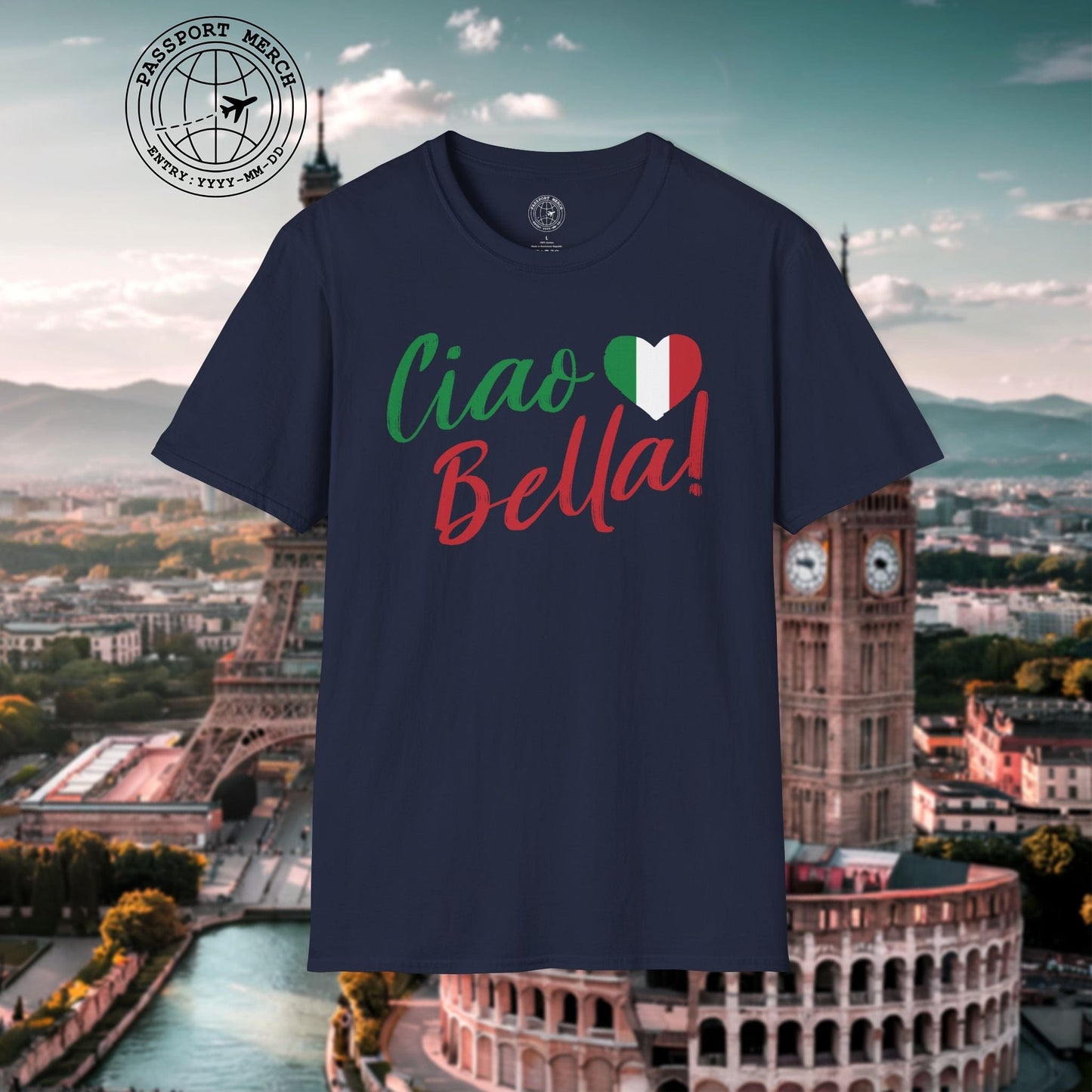 Ciao Bella Heart Italy T-Shirt