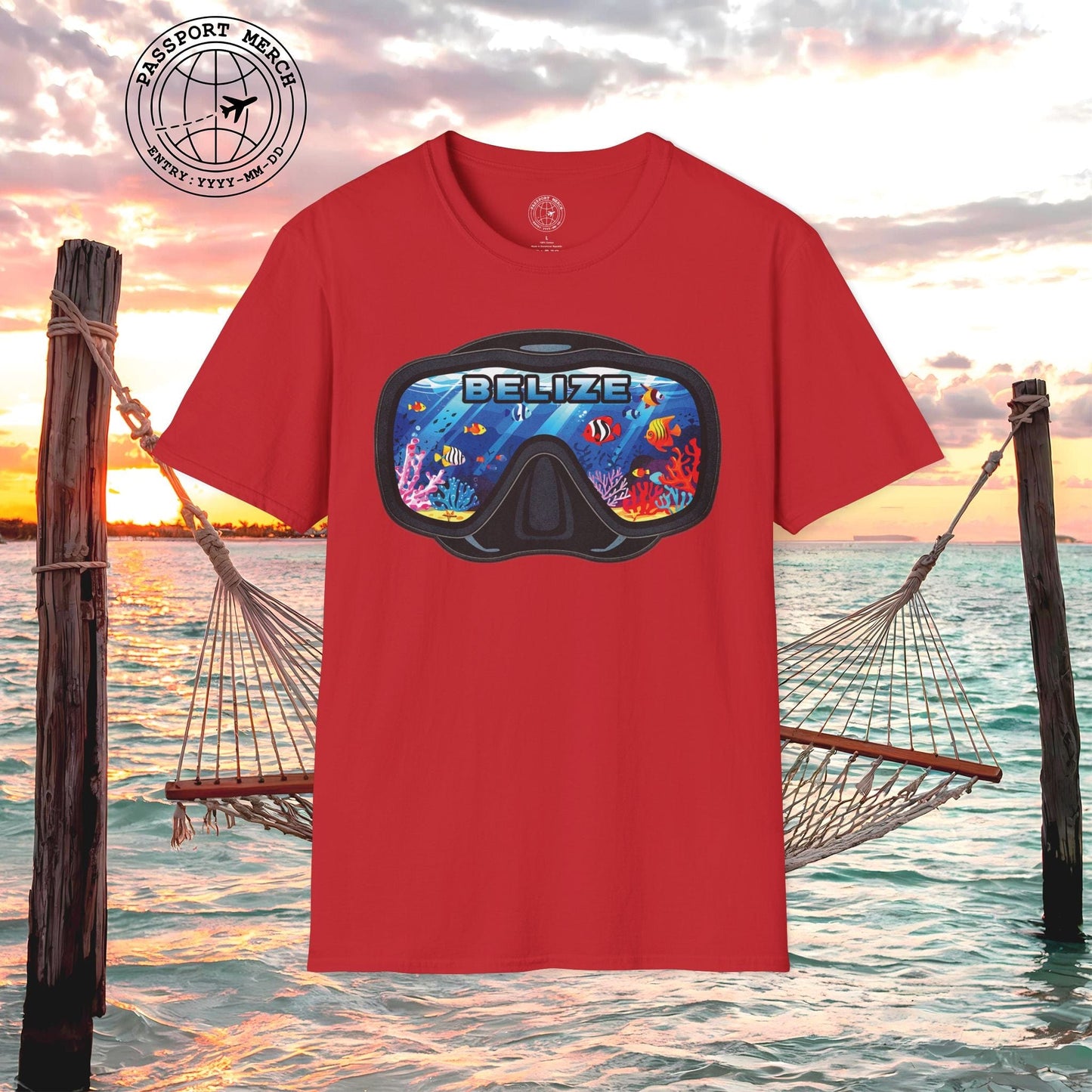 Underwater Reflections of Belize T-Shirt
