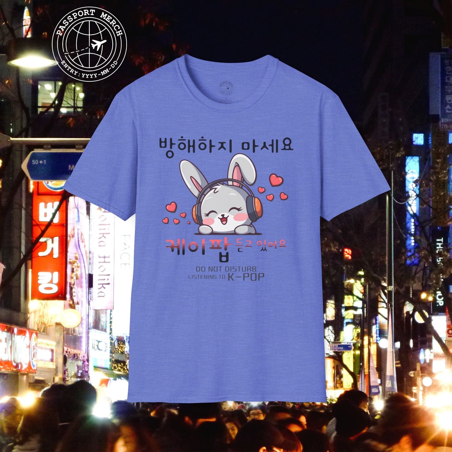 Do Not Disturb, Listening to K-Pop Korea T-Shirt