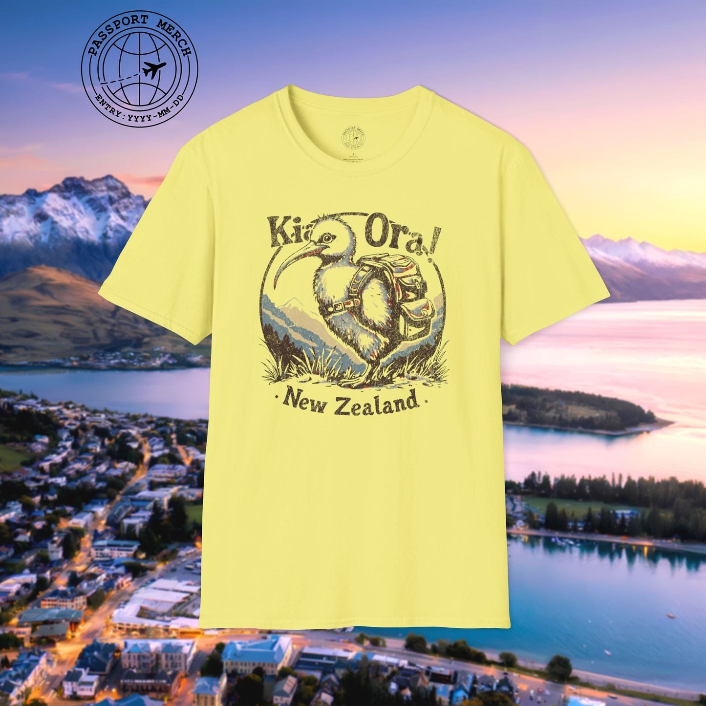 Kia Ora Kiwi, New Zealand T-Shirt